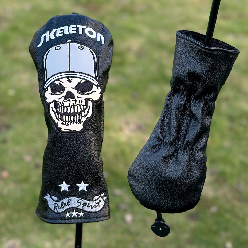 Skull Golf Club Head Covers with Star Embroidery