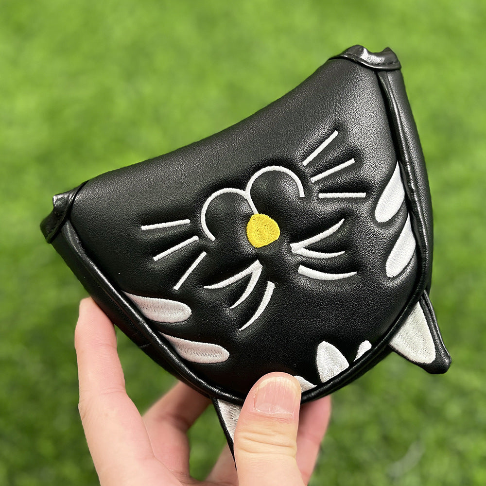 Golf Club Head Covers  Cute Cat Putter Cover Mallet Putter Cover