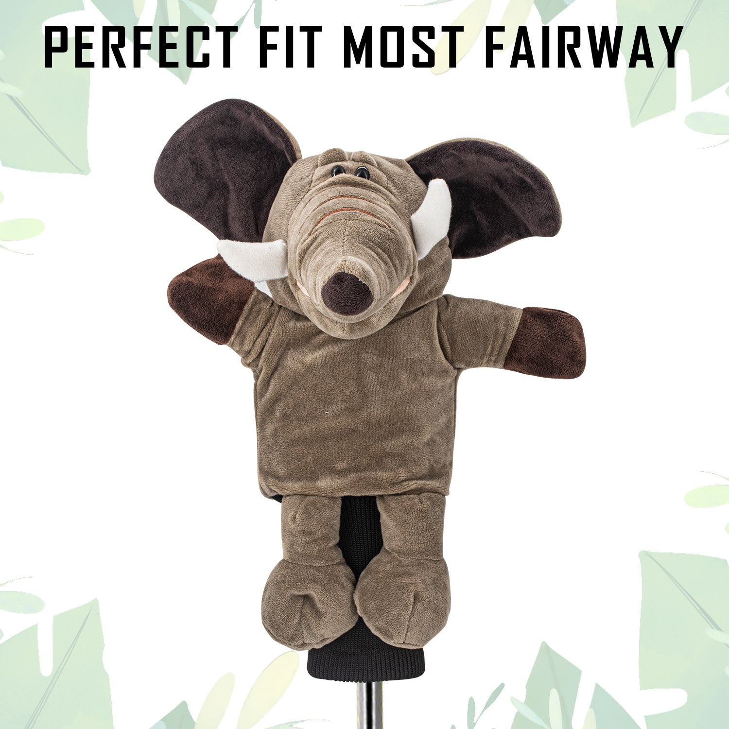 Funny Cute Animal Design Soft Functional Golf Headcover Stylish Protection for Your Clubs