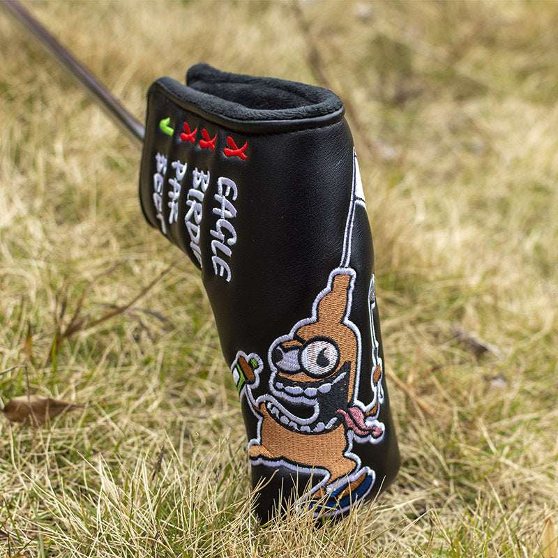 Whimsical cartoon patterns blade putter cover