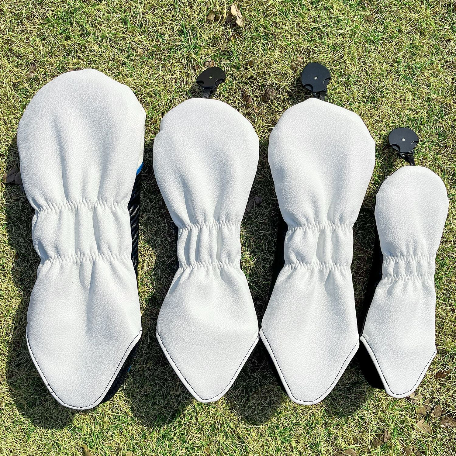 Sports Golf Head Covers 4pcs or 1pc  Premium PU Leather