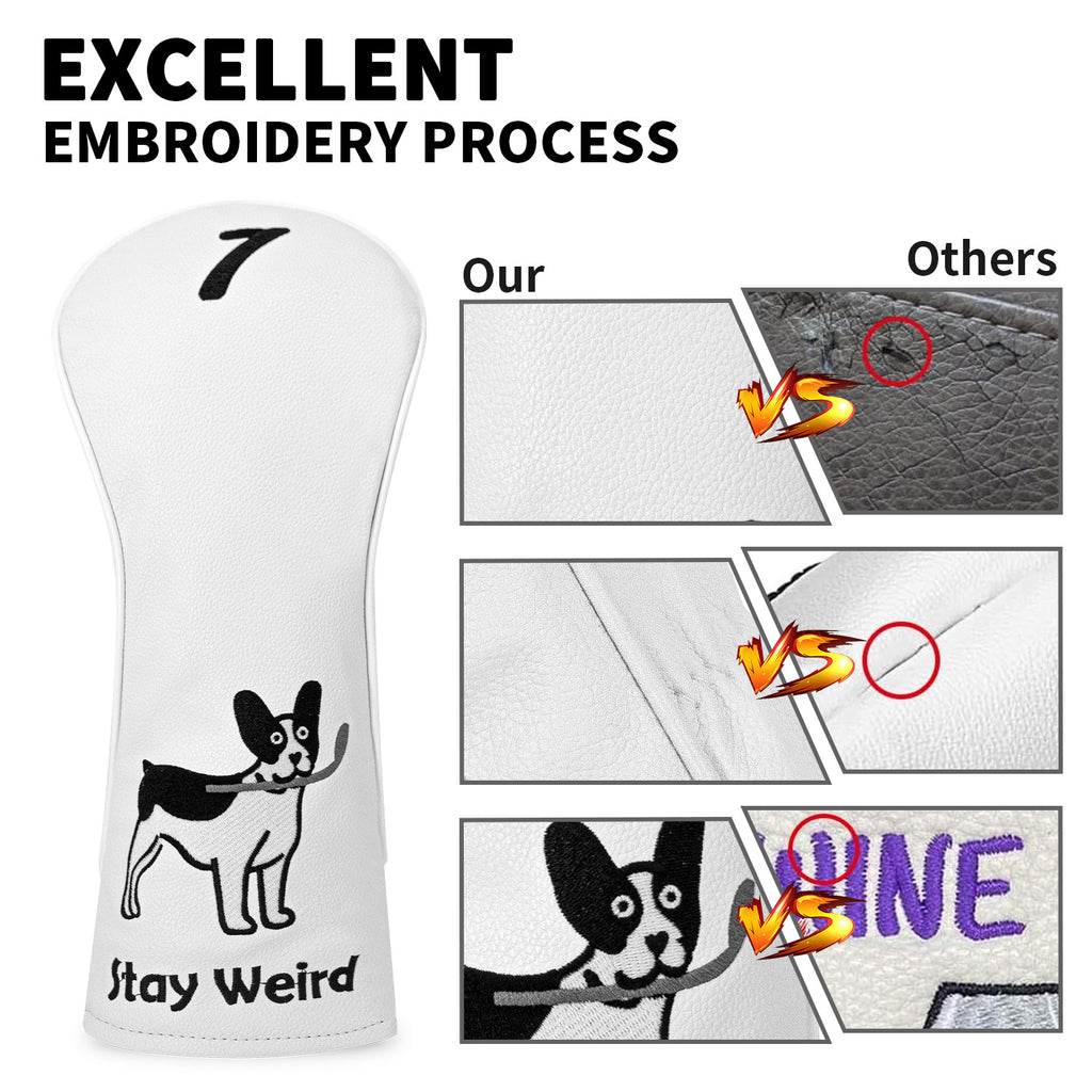 Golf Headcovers Funny Dog Golf Club Head Covers