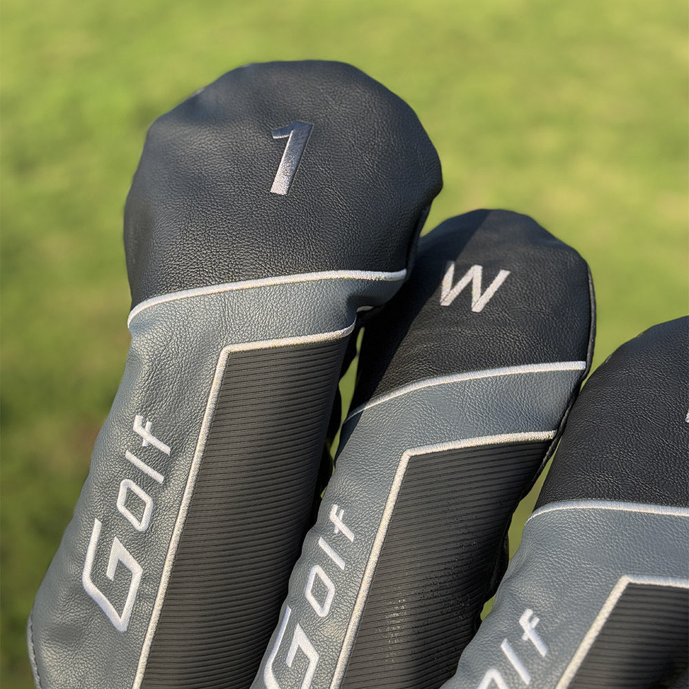 Sports golf head covers Driver Covers Fairway Wood Headcover Hybrid Cover