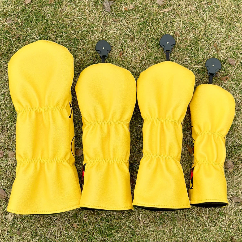 Animal Golf Covers Duckling in Sunglasses Premium Leather Golf Club Head Covers