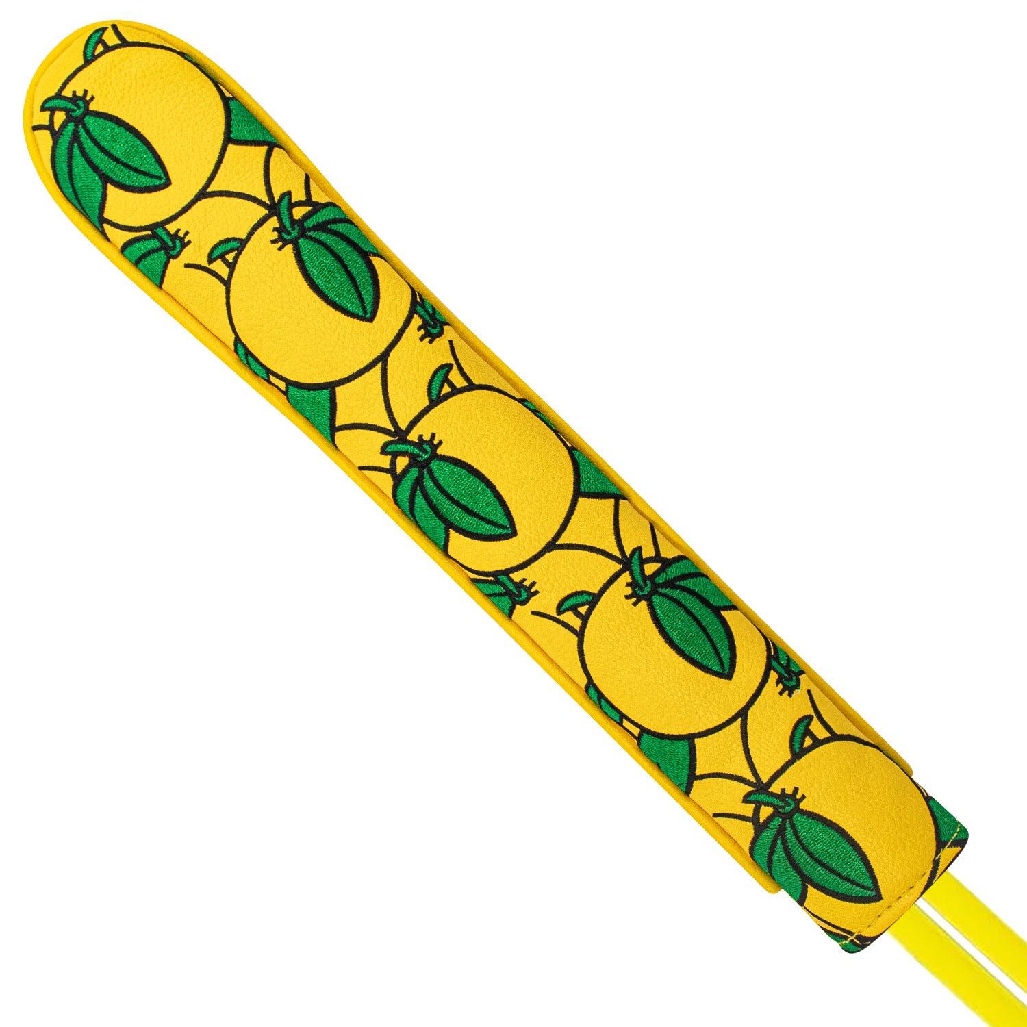 Orange Fruit Embroidery alignment sticks golf cover