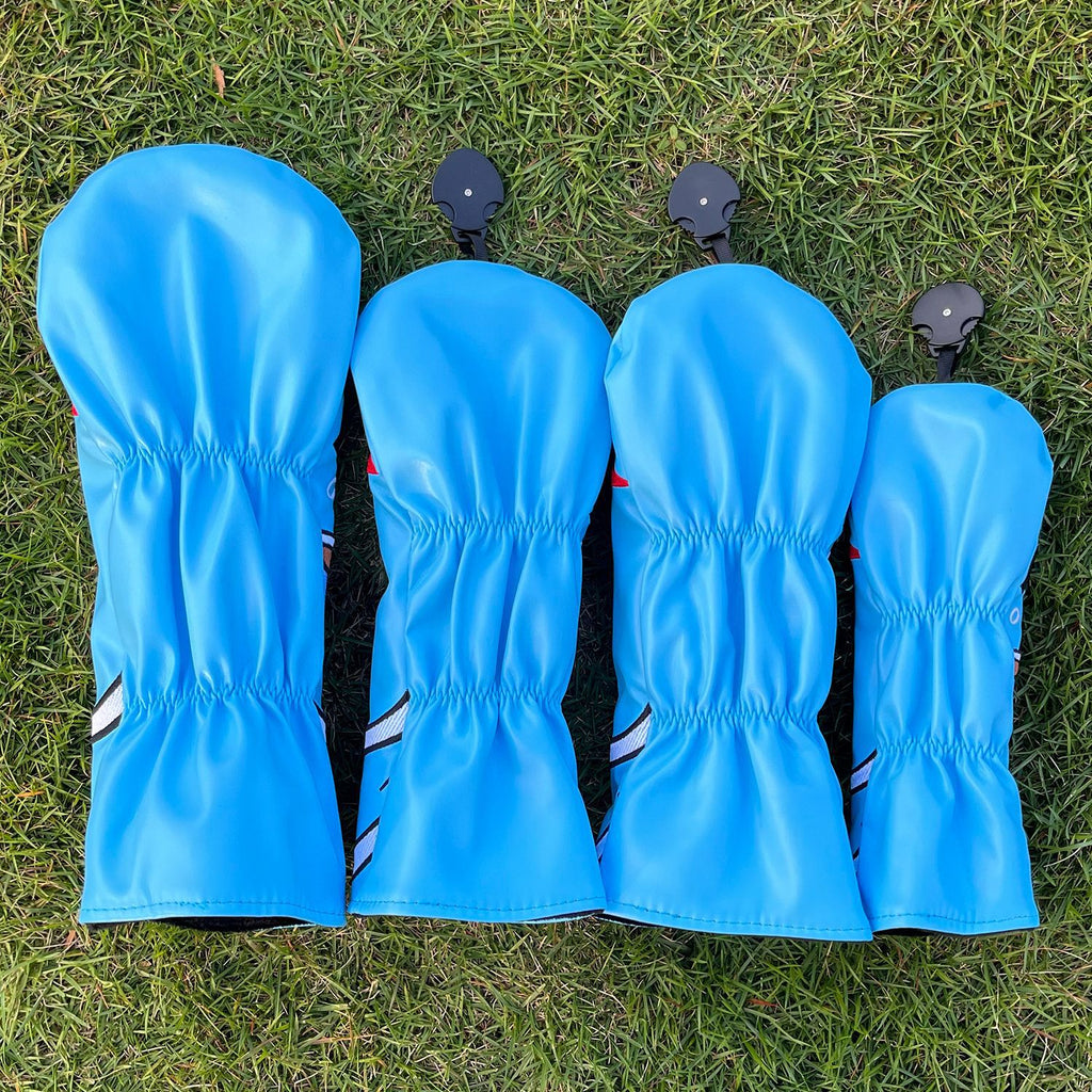 Golf Club Covers for Woods  Anime Turtle Embroidery PU Leather Premium