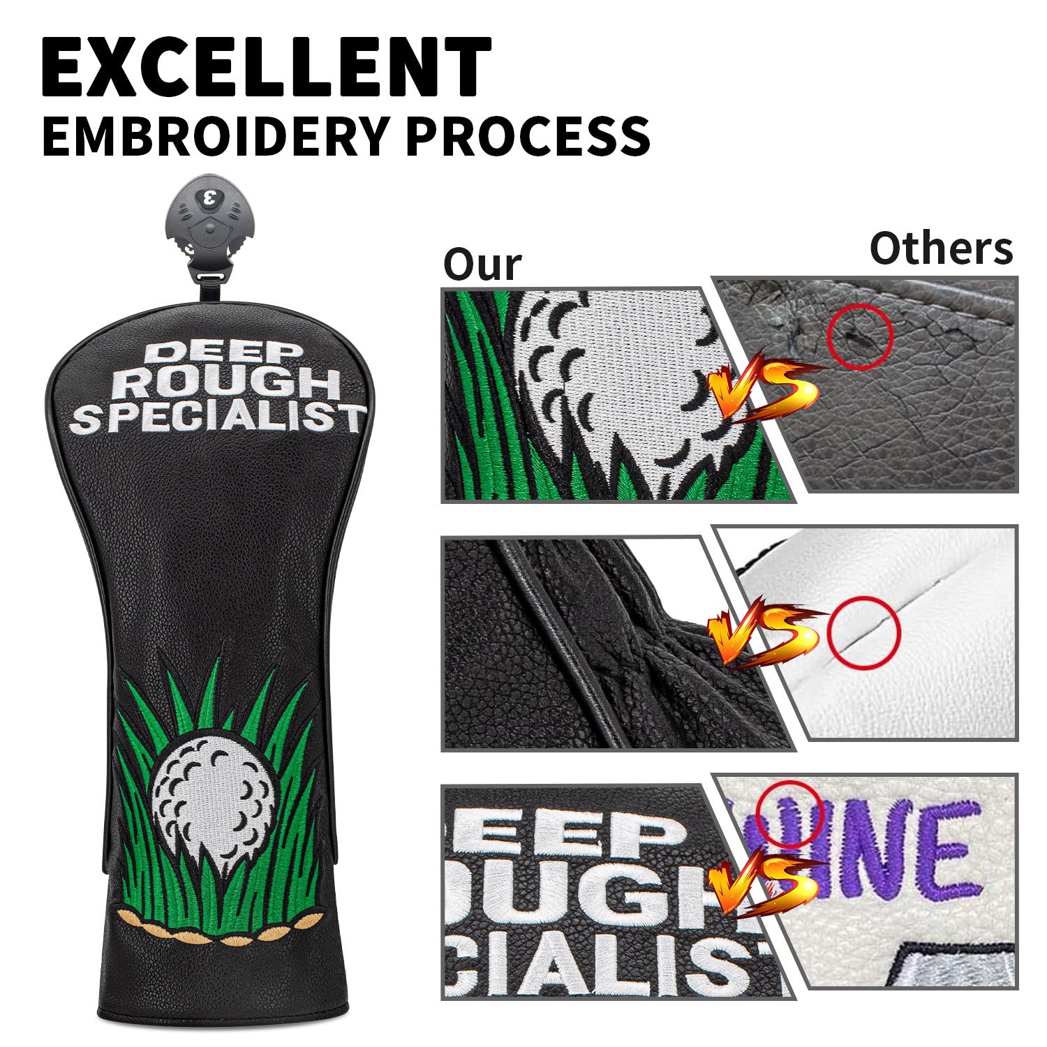 Best Golf Headcovers Golf Scene Fun Design Golf Gifts for Men