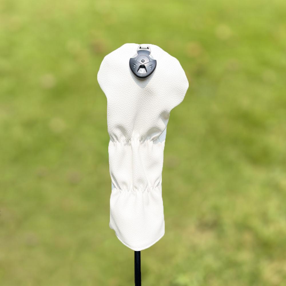 Golf Club Covers Lucky Clover Golf Driver Covers Fairway Wood Head Cover Hybrid Headcover Leather 3 Wood Headcovers Golf Head Covers for Scotty Cameron Taylormade Titleist Odyssey