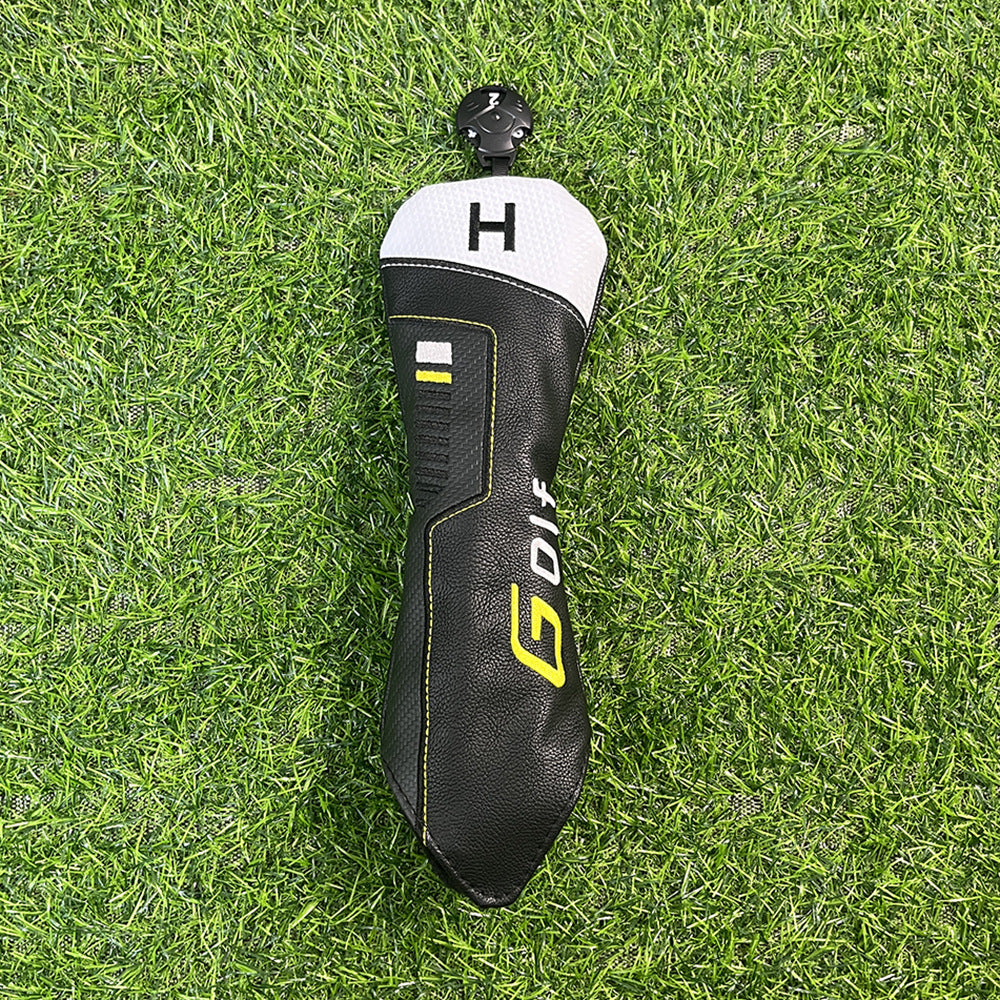 Fashion Embroidered Sports Golf Headcover Premium PU Leather