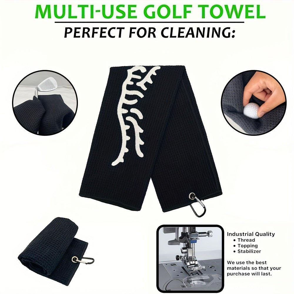 Tiger Pattern Custom Golf Towels for Golf Bags for Men or Women