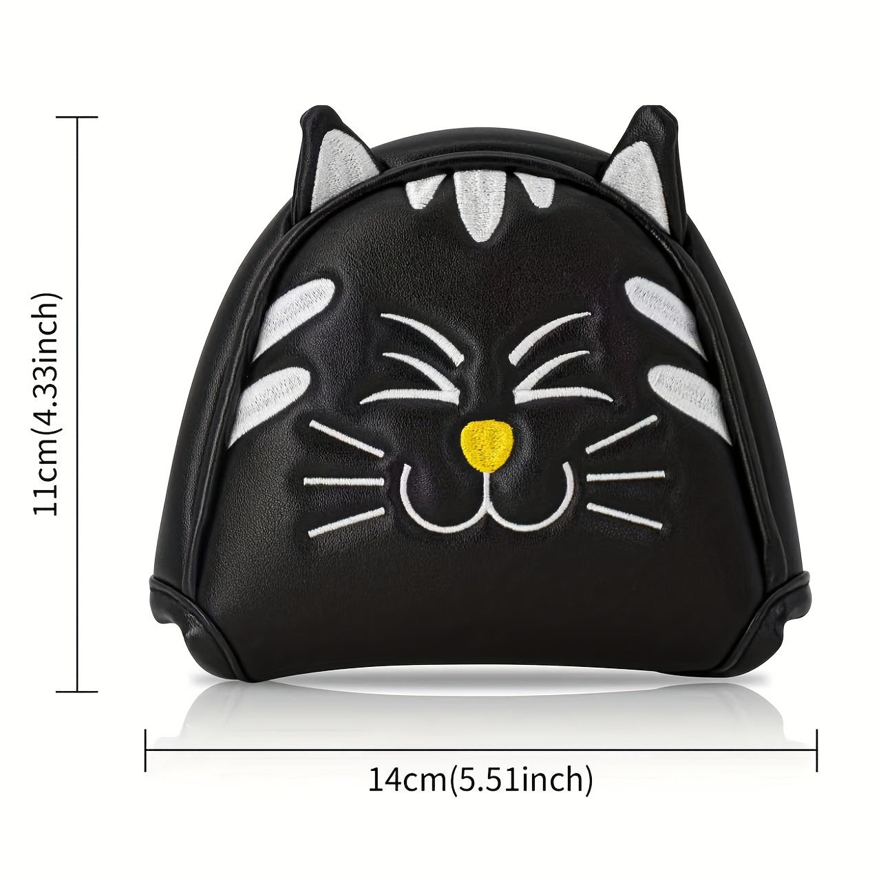 Golf Club Head Covers  Cute Cat Putter Cover Mallet Putter Cover