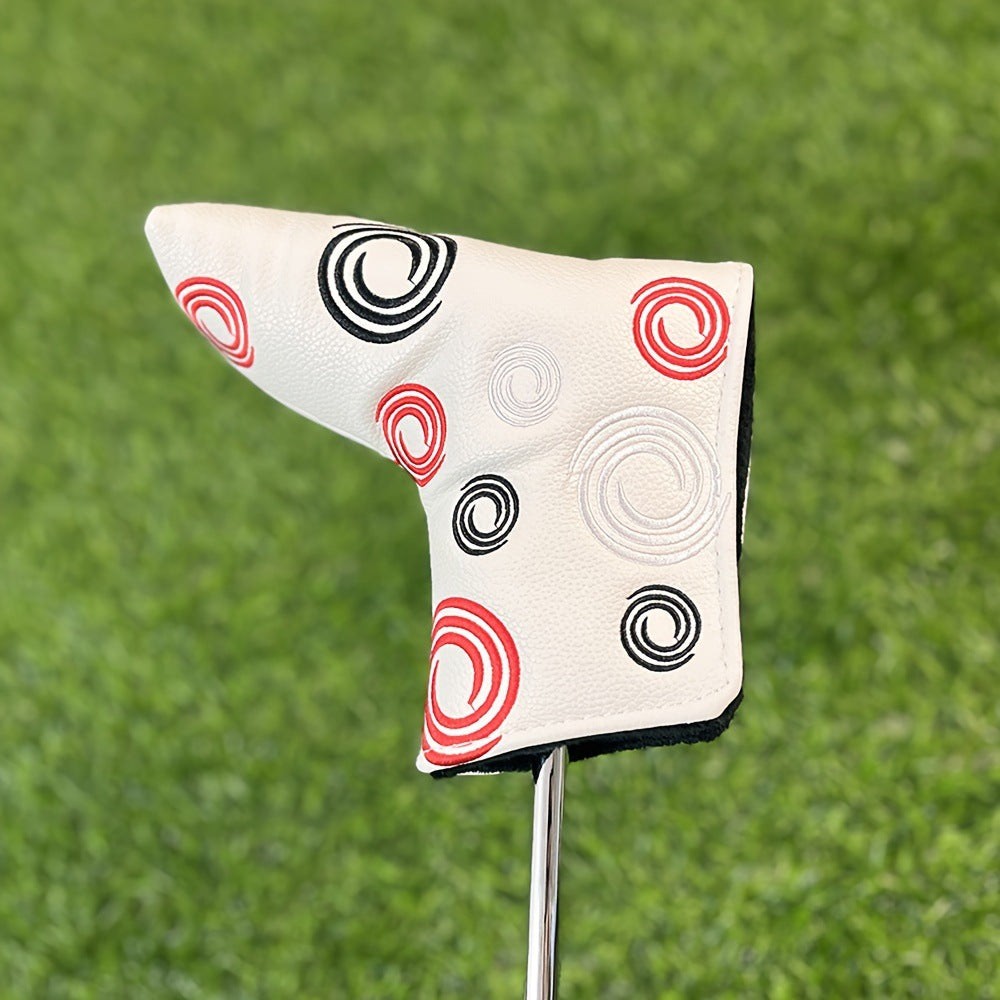 Unique semicircle embroidery blade putter cover