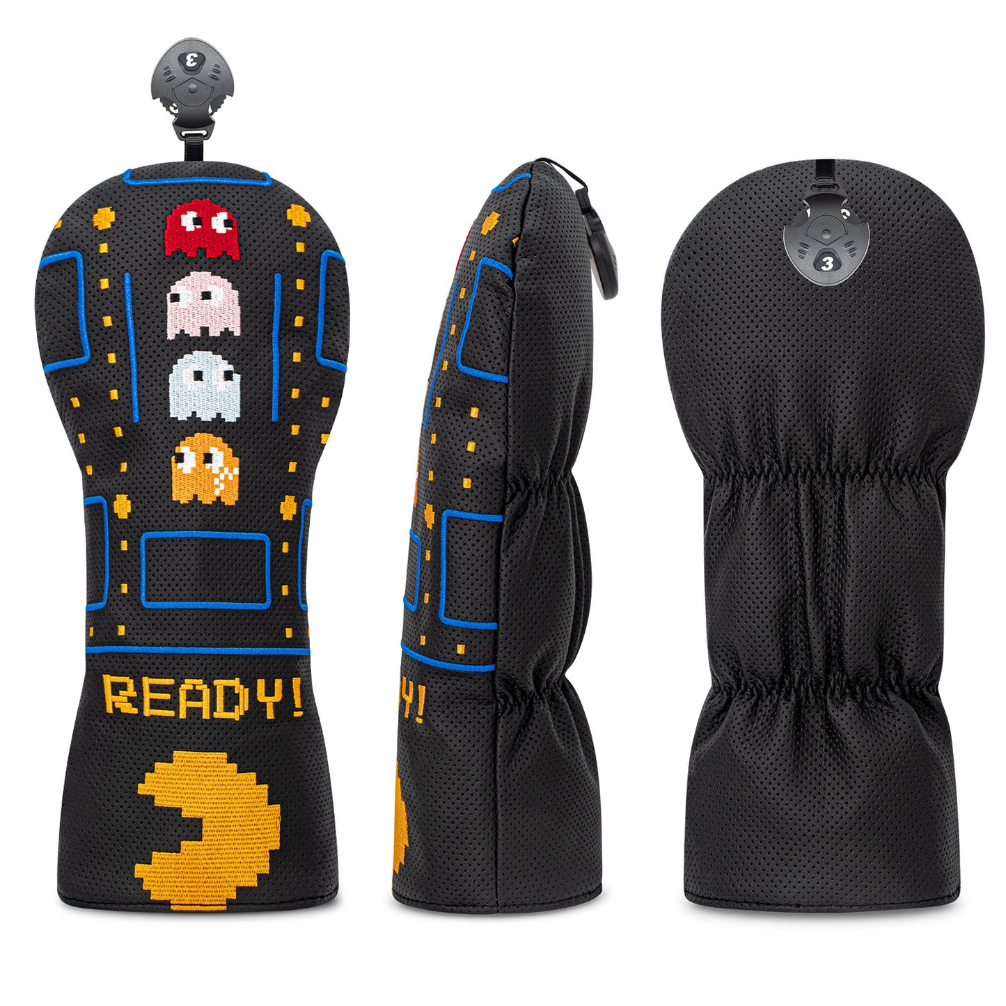 New model Golf Utility/Hybrid Head Cover, Funny PU Leather Club Covers for Women & Men