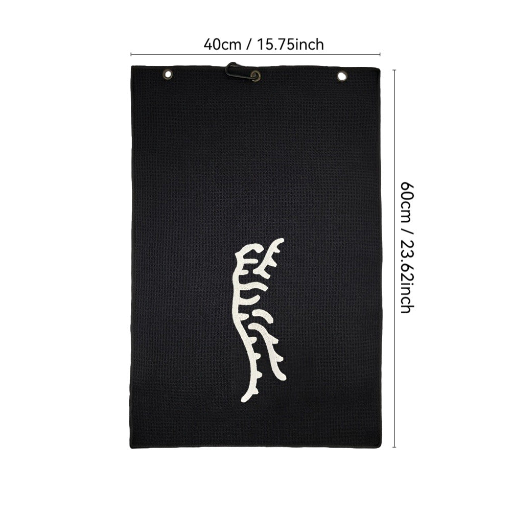 Tiger Pattern Custom Golf Towels for Golf Bags for Men or Women