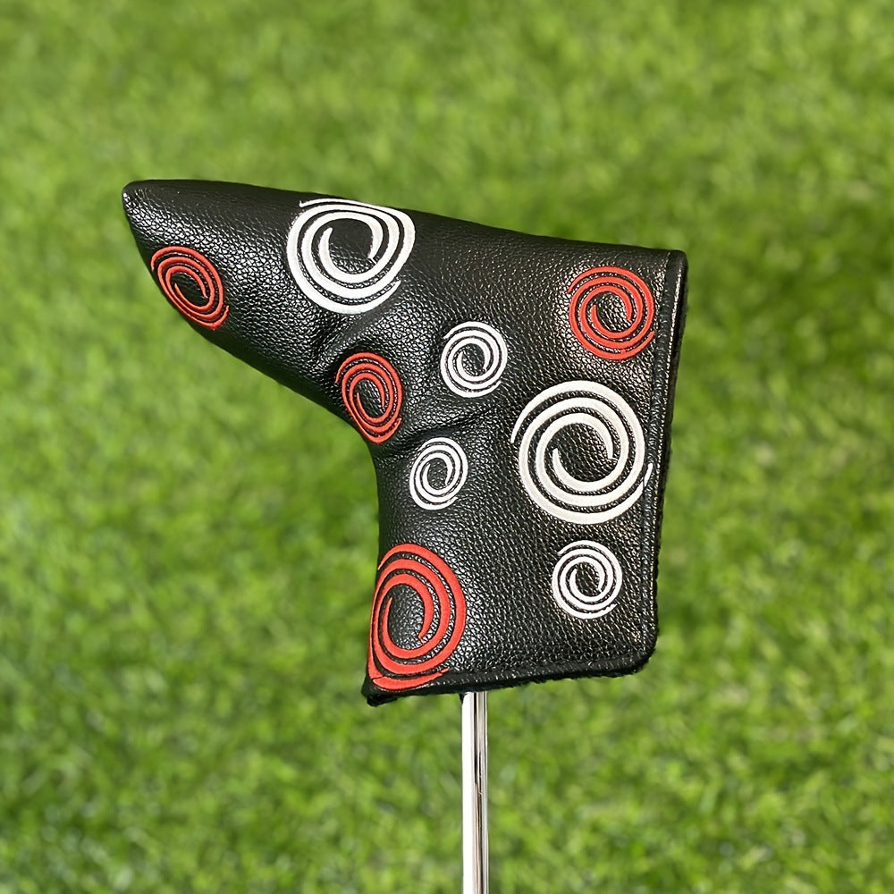 Unique semicircle embroidery blade putter cover