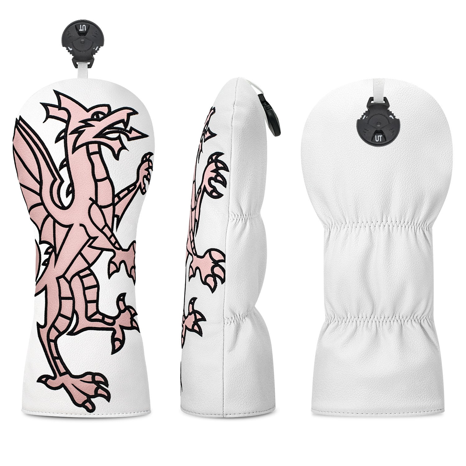 Coolest Golf Head Covers Welsh Dragon Embroidery for All Brand