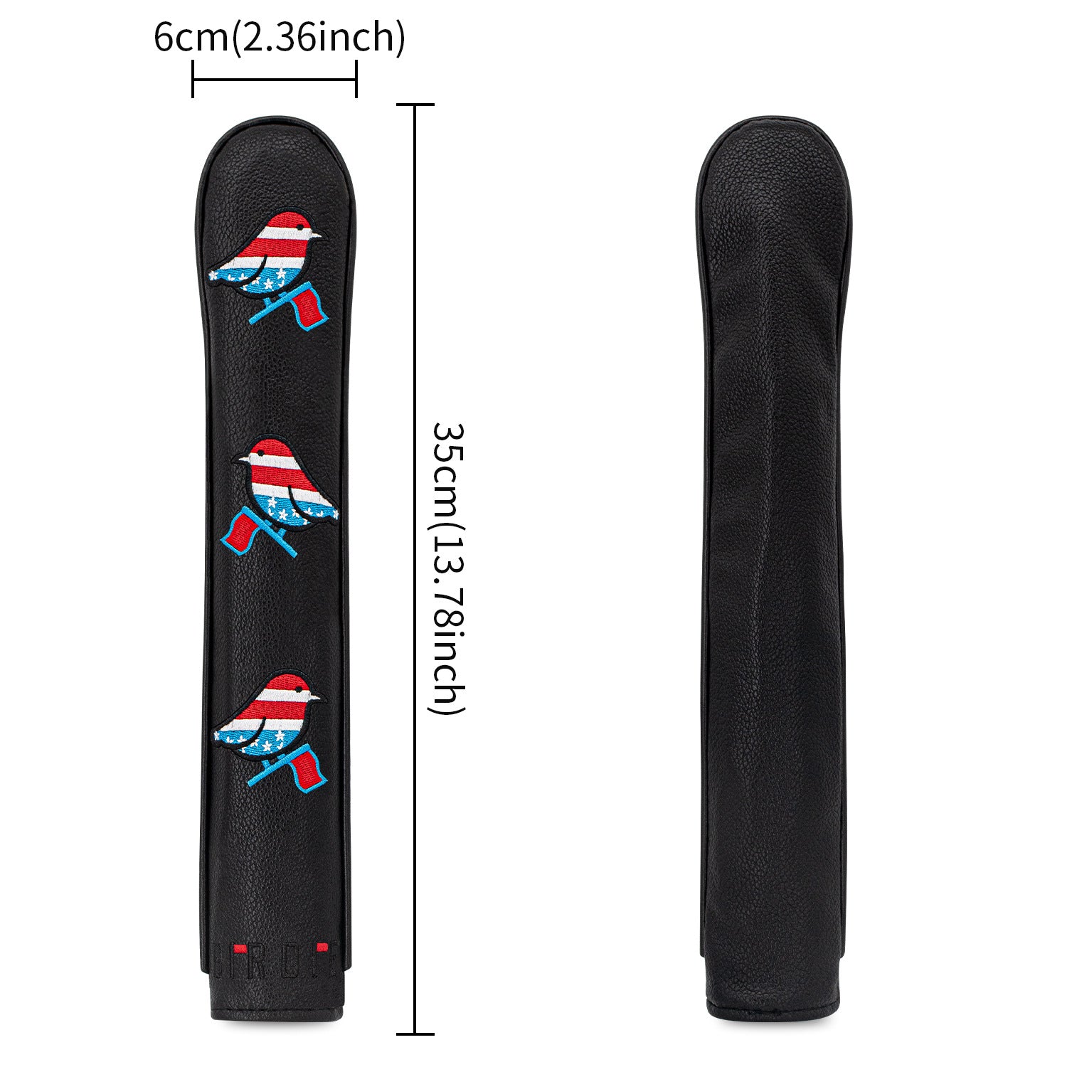 Bird Map Embroidery custom alignment stick cover