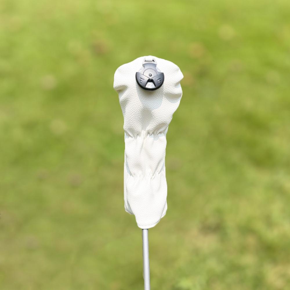 Golf Club Covers Lucky Clover Golf Driver Covers Fairway Wood Head Cover Hybrid Headcover Leather 3 Wood Headcovers Golf Head Covers for Scotty Cameron Taylormade Titleist Odyssey