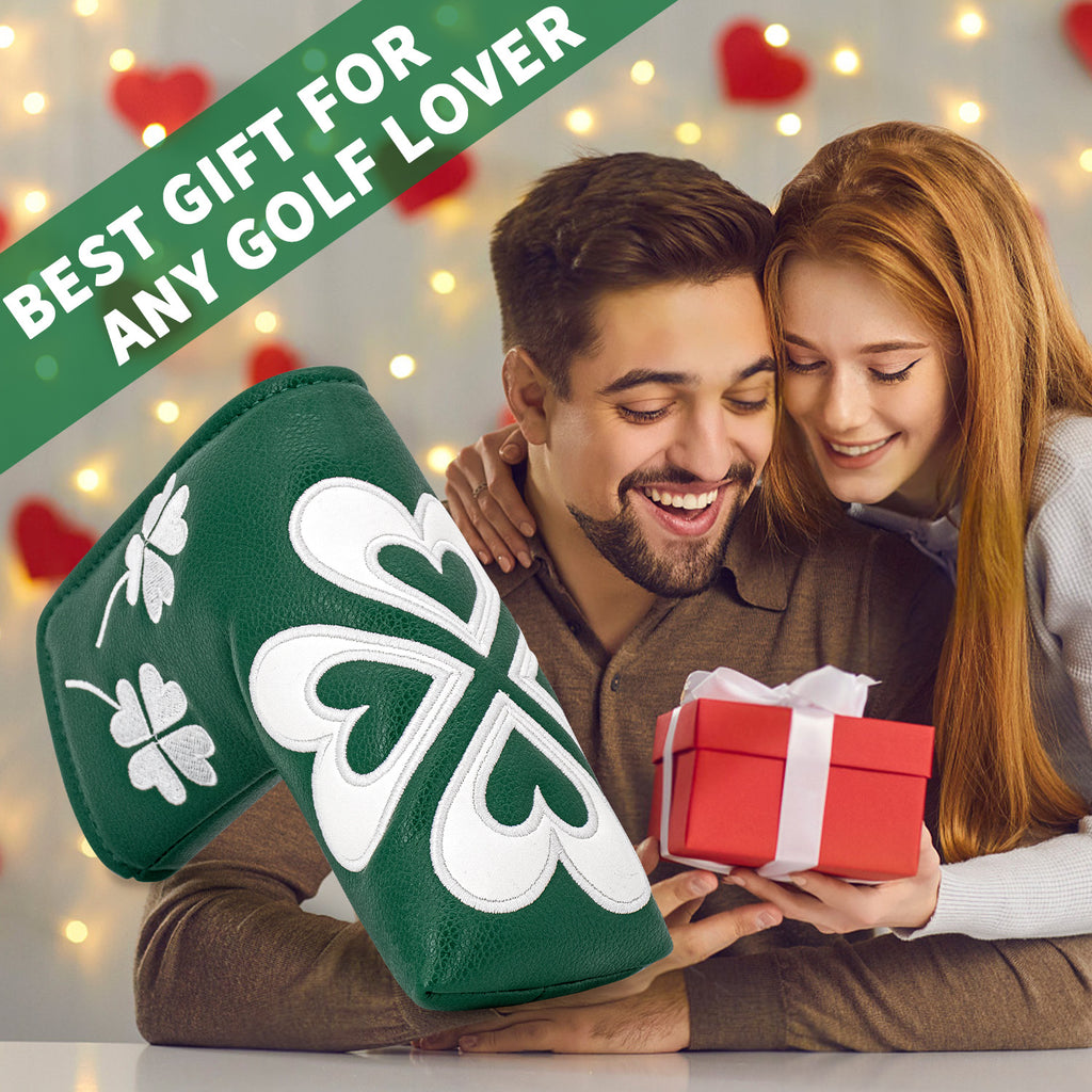 Green embroidery Blade Putter Cover