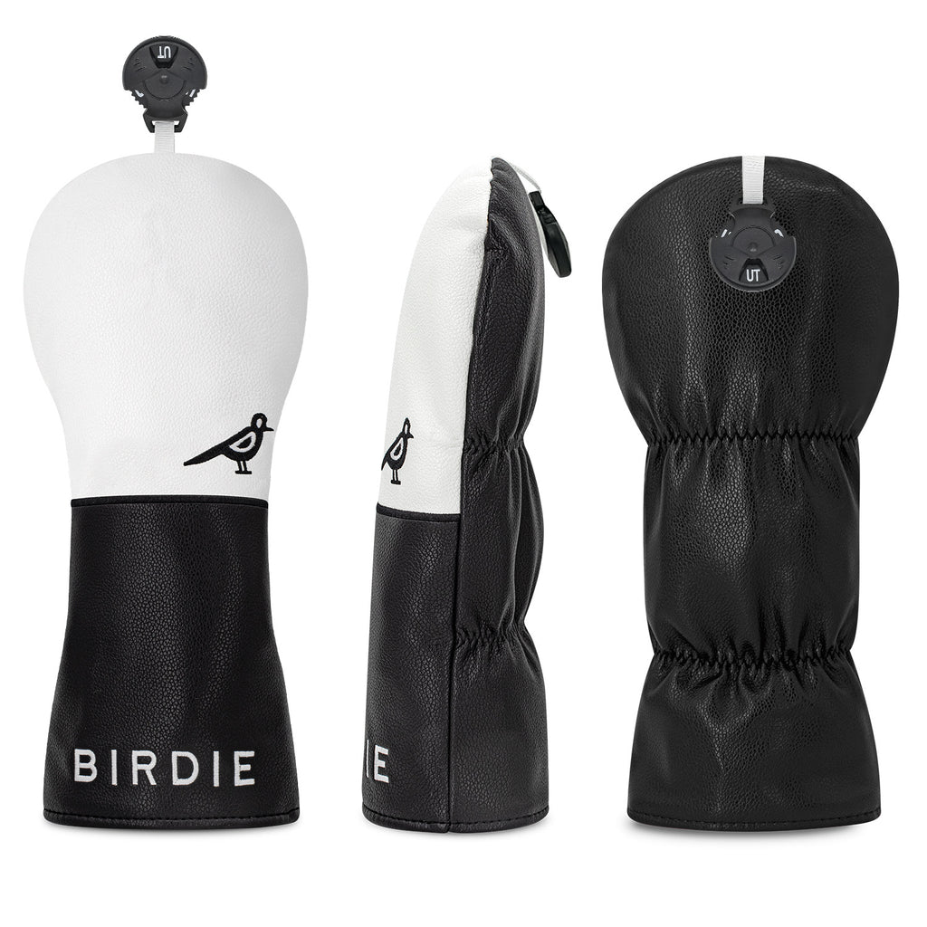 Birdie Embroidery Design Golf Club Headcovers Leather Wood Head Cover