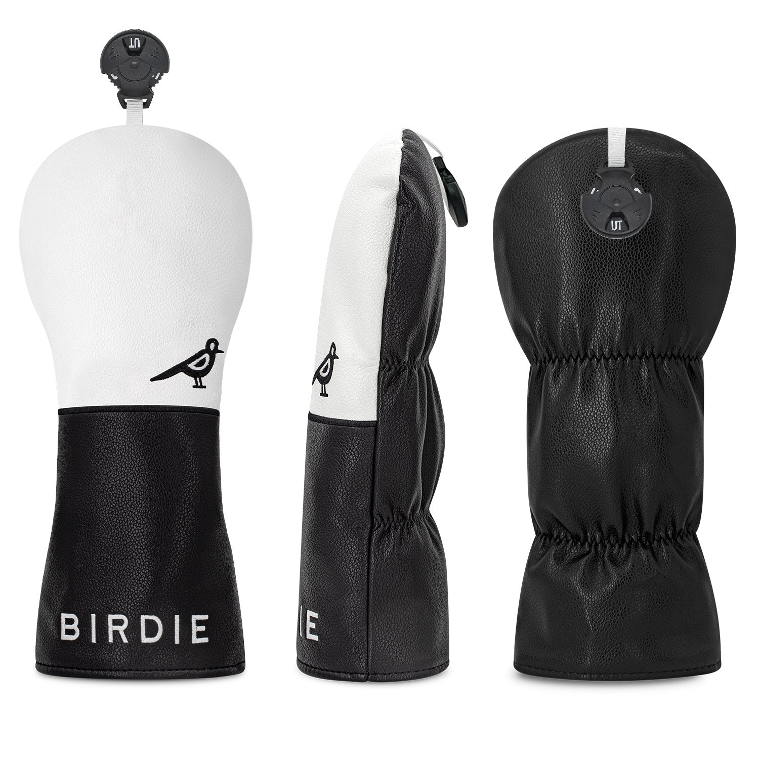 Birdie Embroidery Design Golf Club Headcovers Leather Wood Head Cover