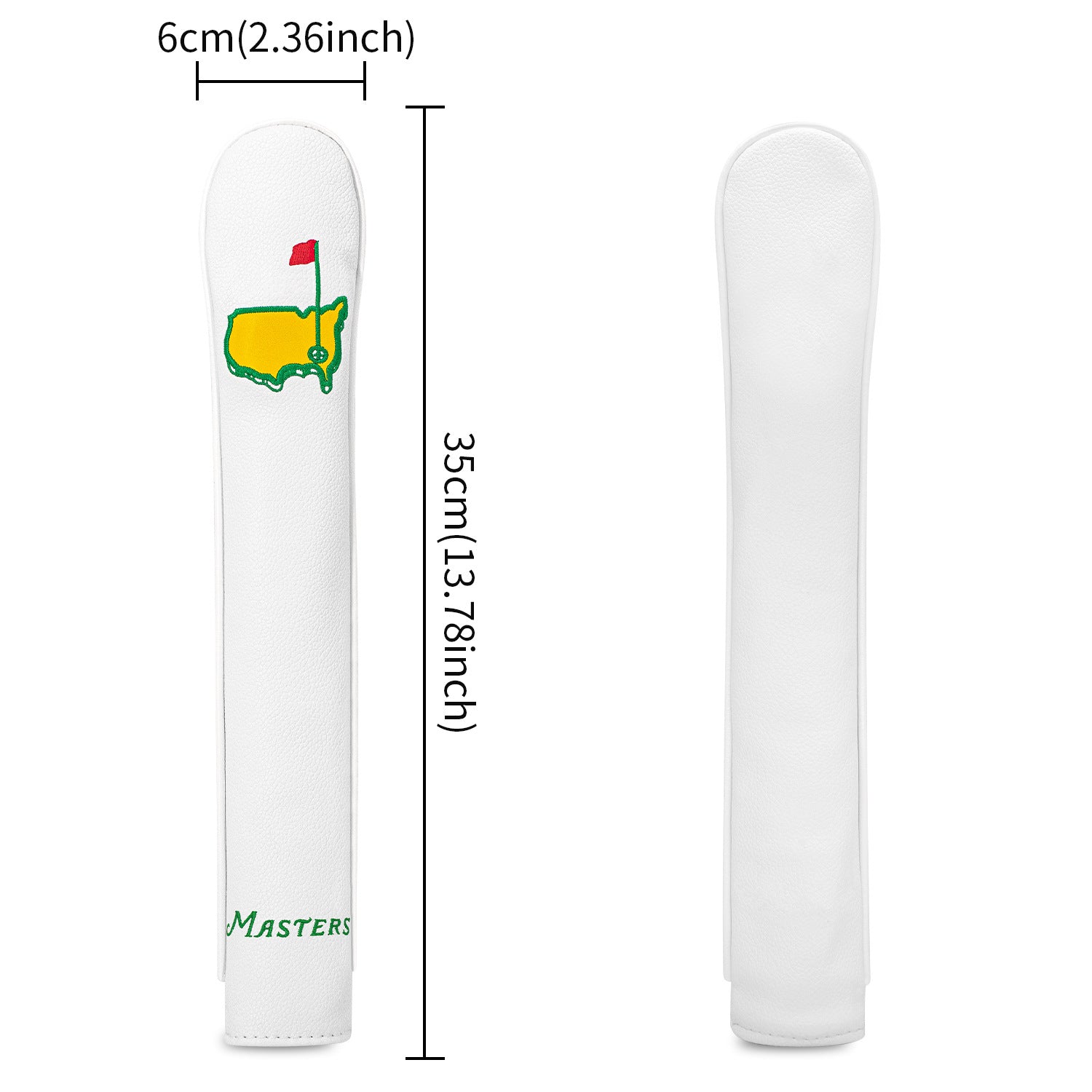 Green Map Embroidery alignment stick covers golf