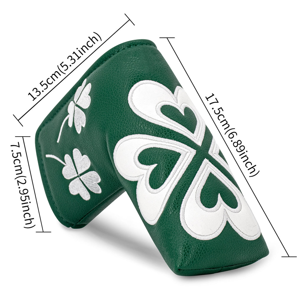Green embroidery Blade Putter Cover