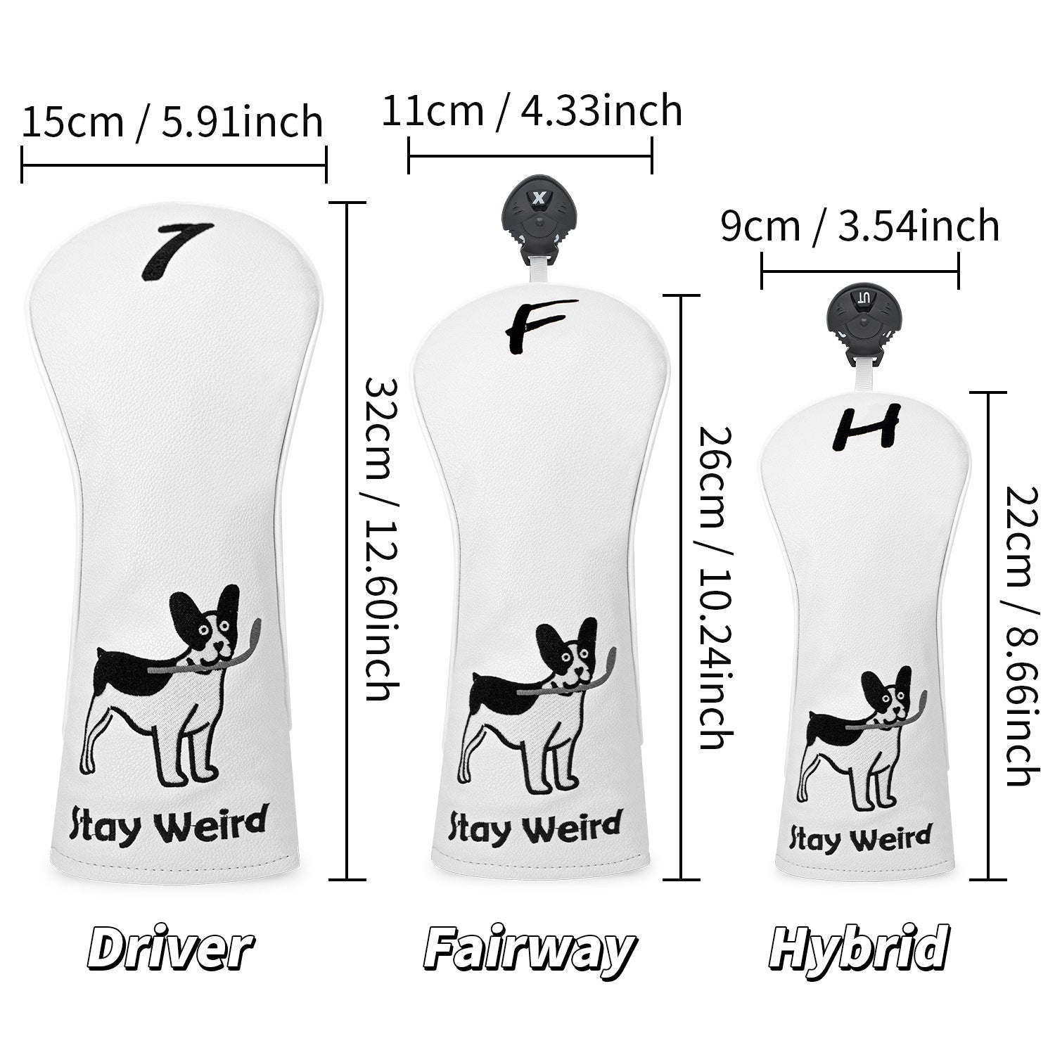 Golf Headcovers Funny Dog Golf Club Head Covers