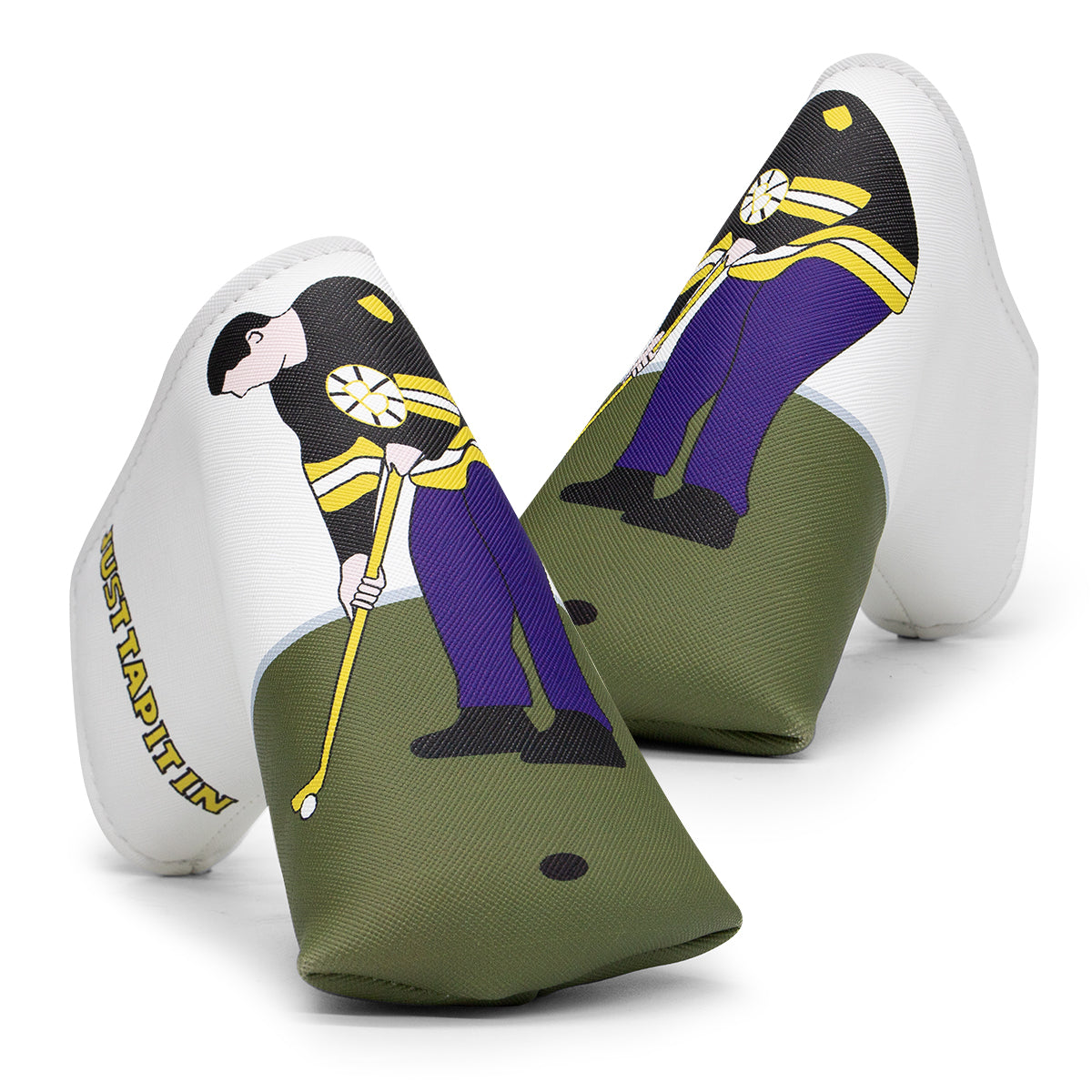 Personality cartoon character leather blade putter cover
