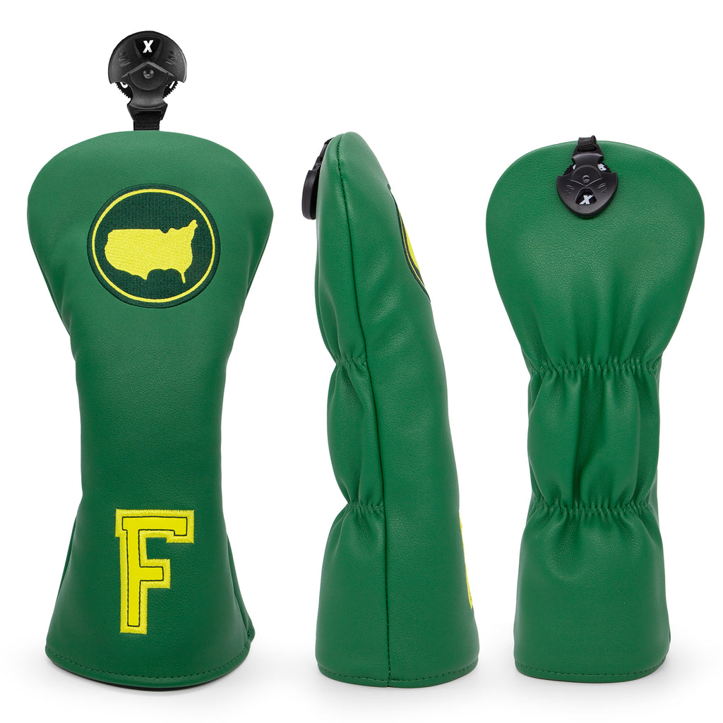 Classic Masters Style Augusta Green Golf Club Head Covers