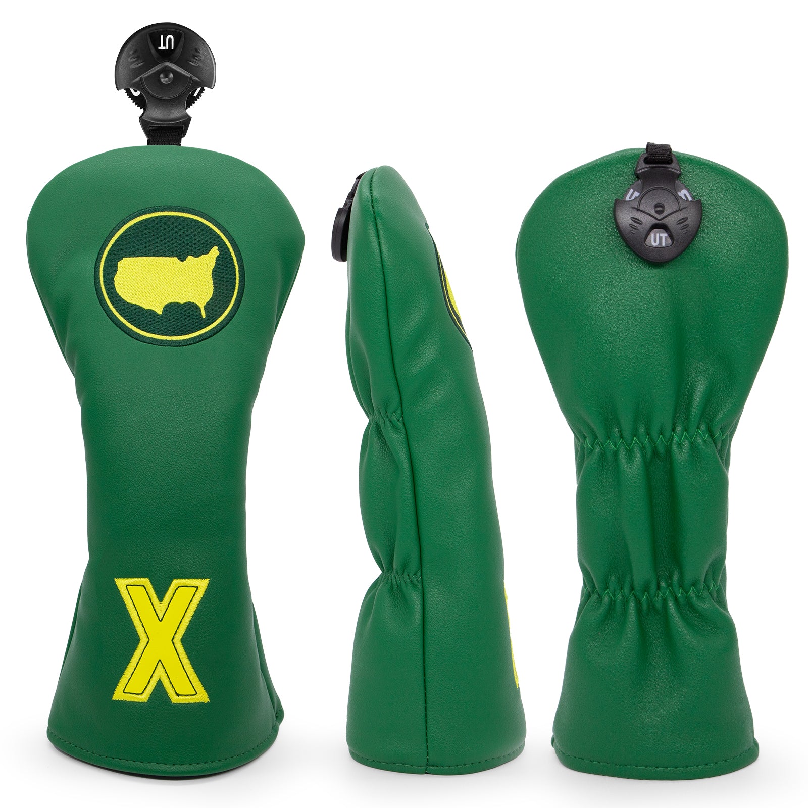 Classic Masters Style Augusta Green Golf Club Head Covers