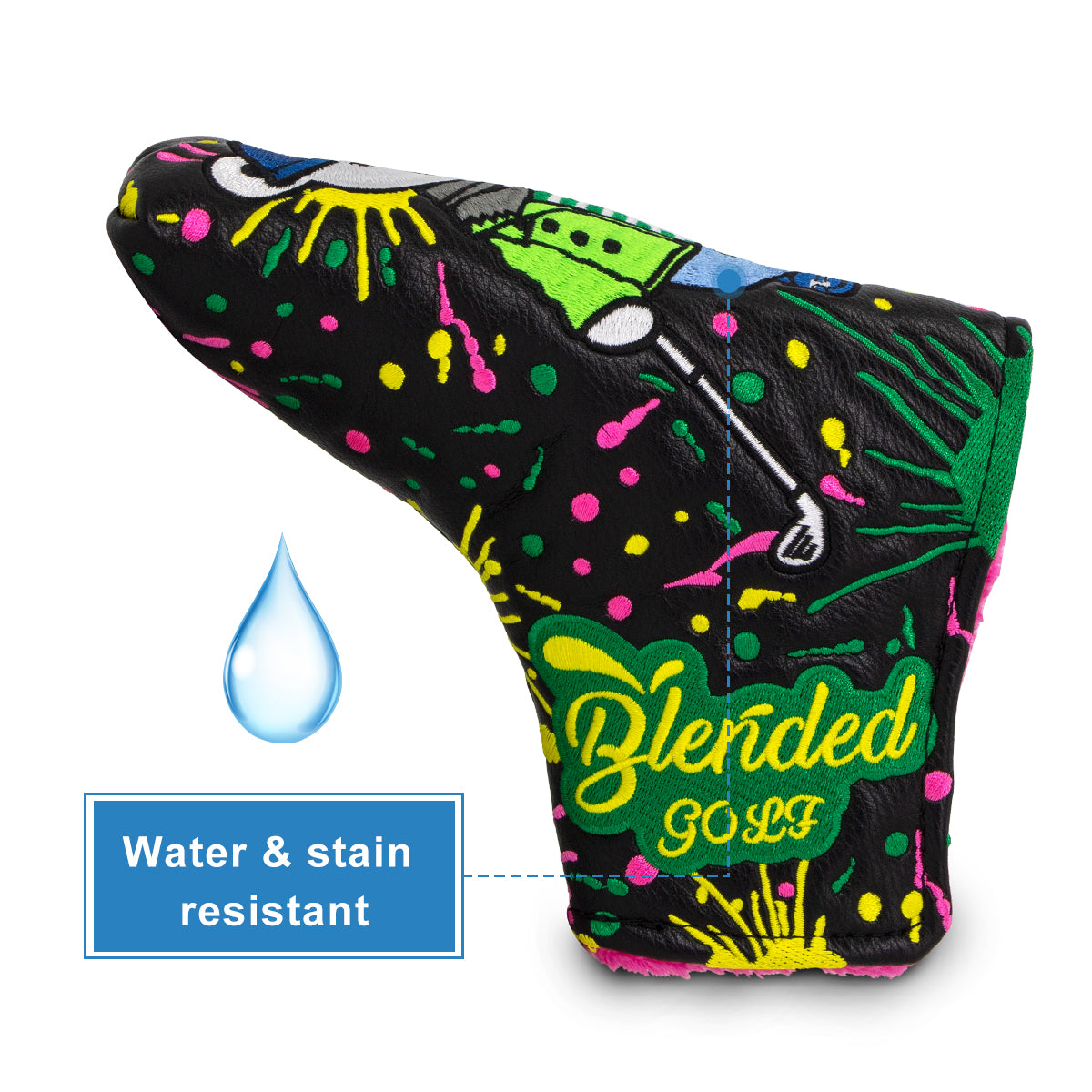 Blade Putter Cover Cartoon Bear Collection Form Fitting Design