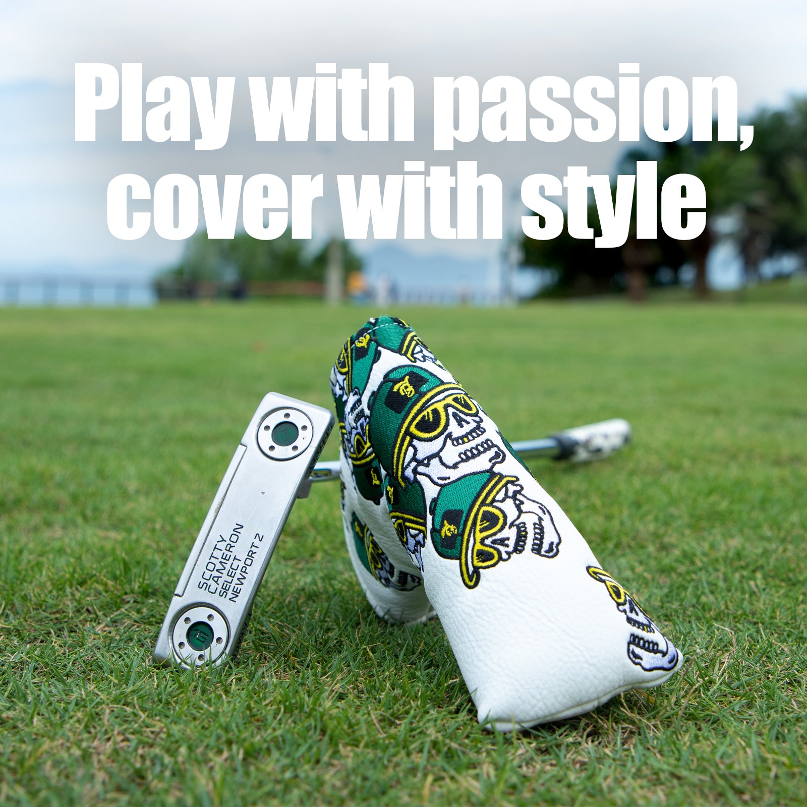 Personalized Skull best blade putter covers