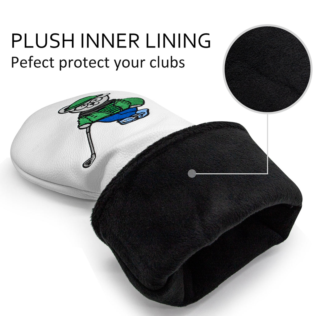 Little Bear Embroidery Funny Golf Covers Premium for All Brand