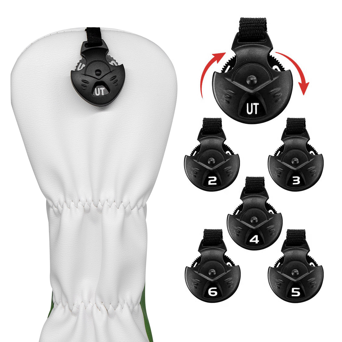 Cartoon Character Just Tap IT IN Funny Club Head Covers