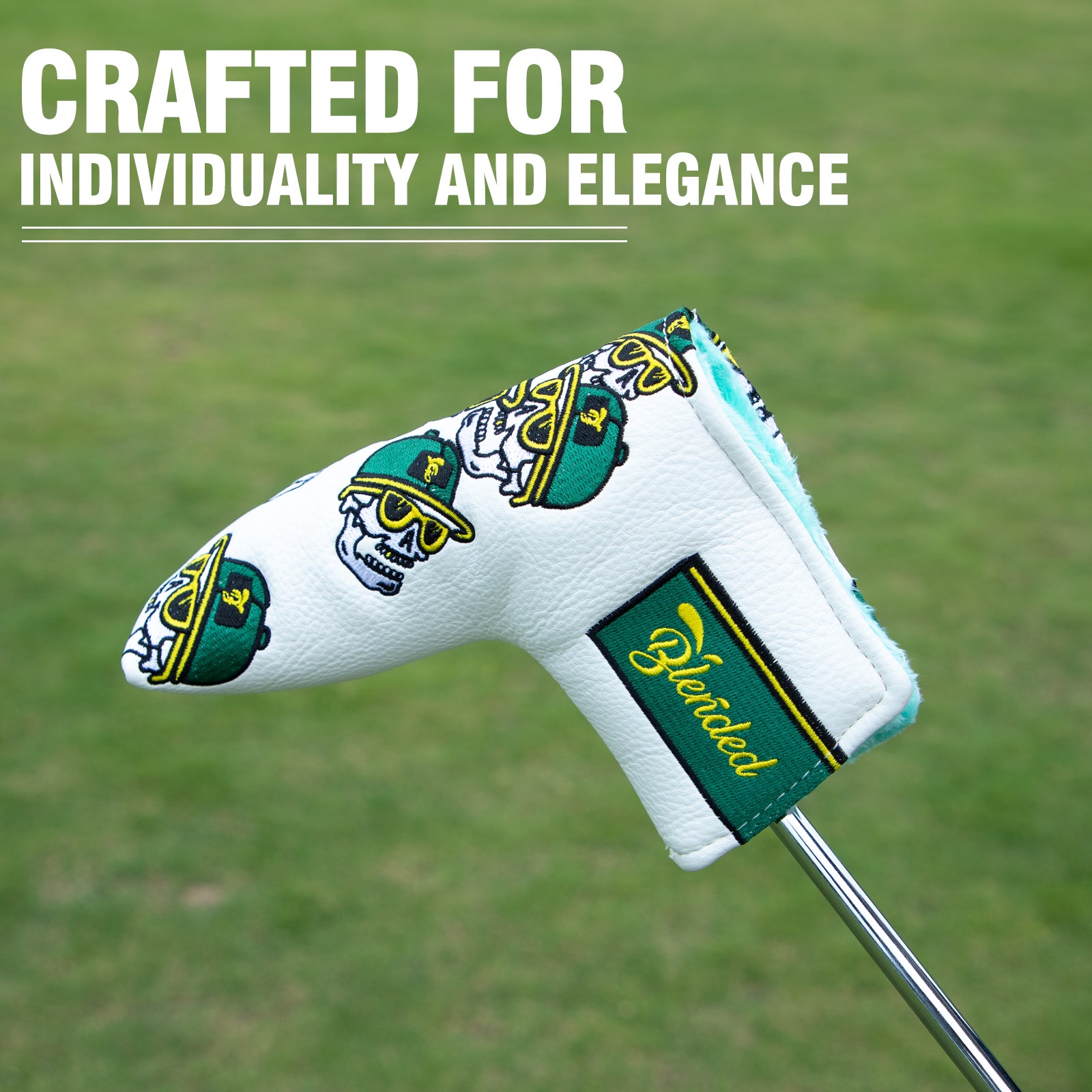 Trendy & Personalized Embroidery Skull Golf Head Covers
