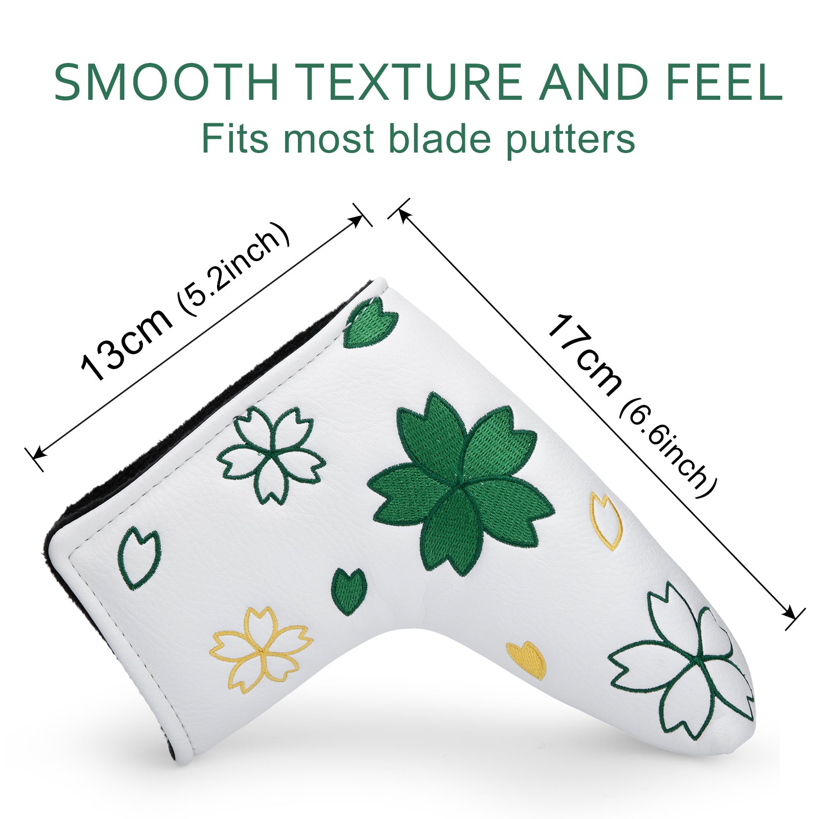 Fresh Japanese Floral Embroidery blade putter cover