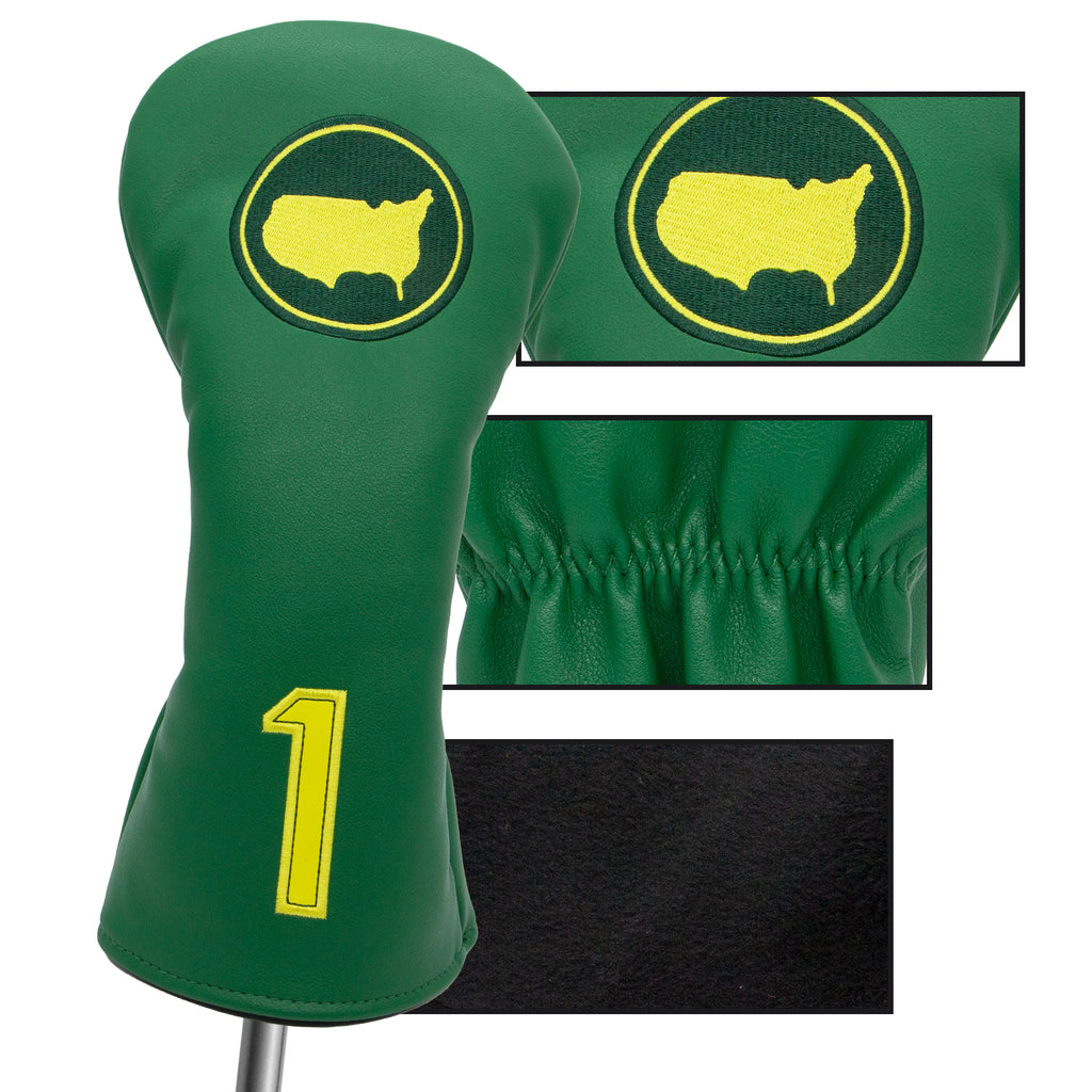 Classic Masters Style Augusta Green Golf Club Head Covers