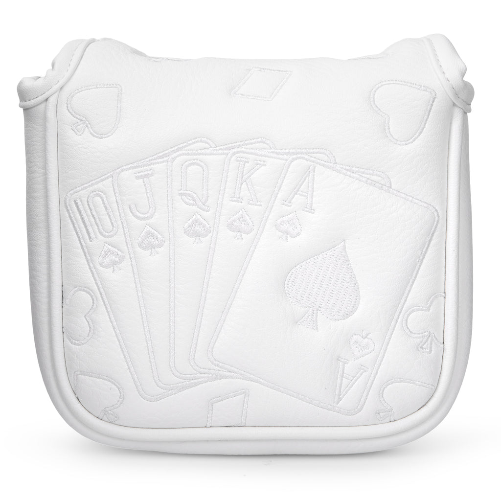 Golf Putter Covers Mallet Putter Headcovers Poker Golf Headcover with Magnetic Closure