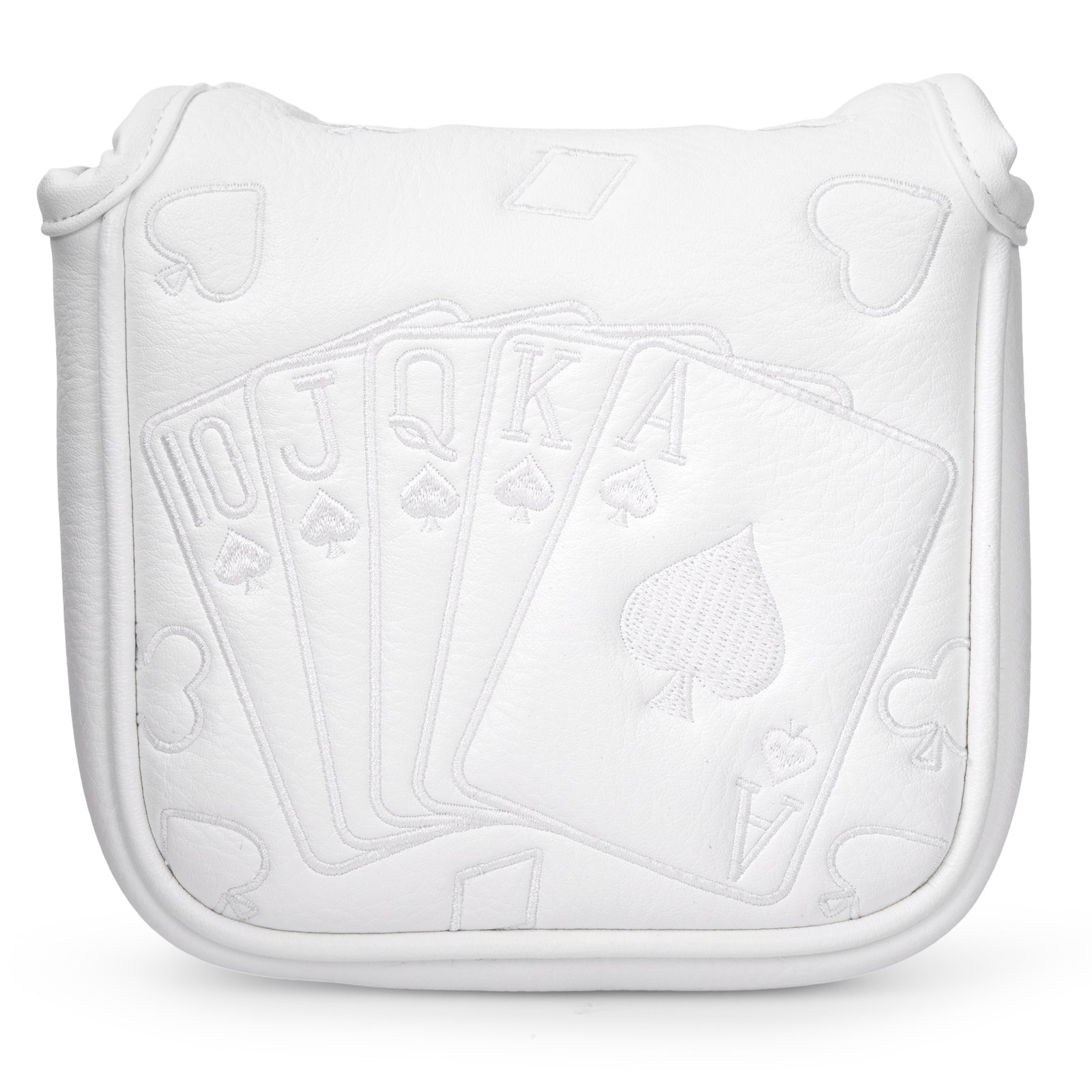 Golf Putter Covers Mallet Putter Headcovers Poker Golf Headcover with Magnetic Closure