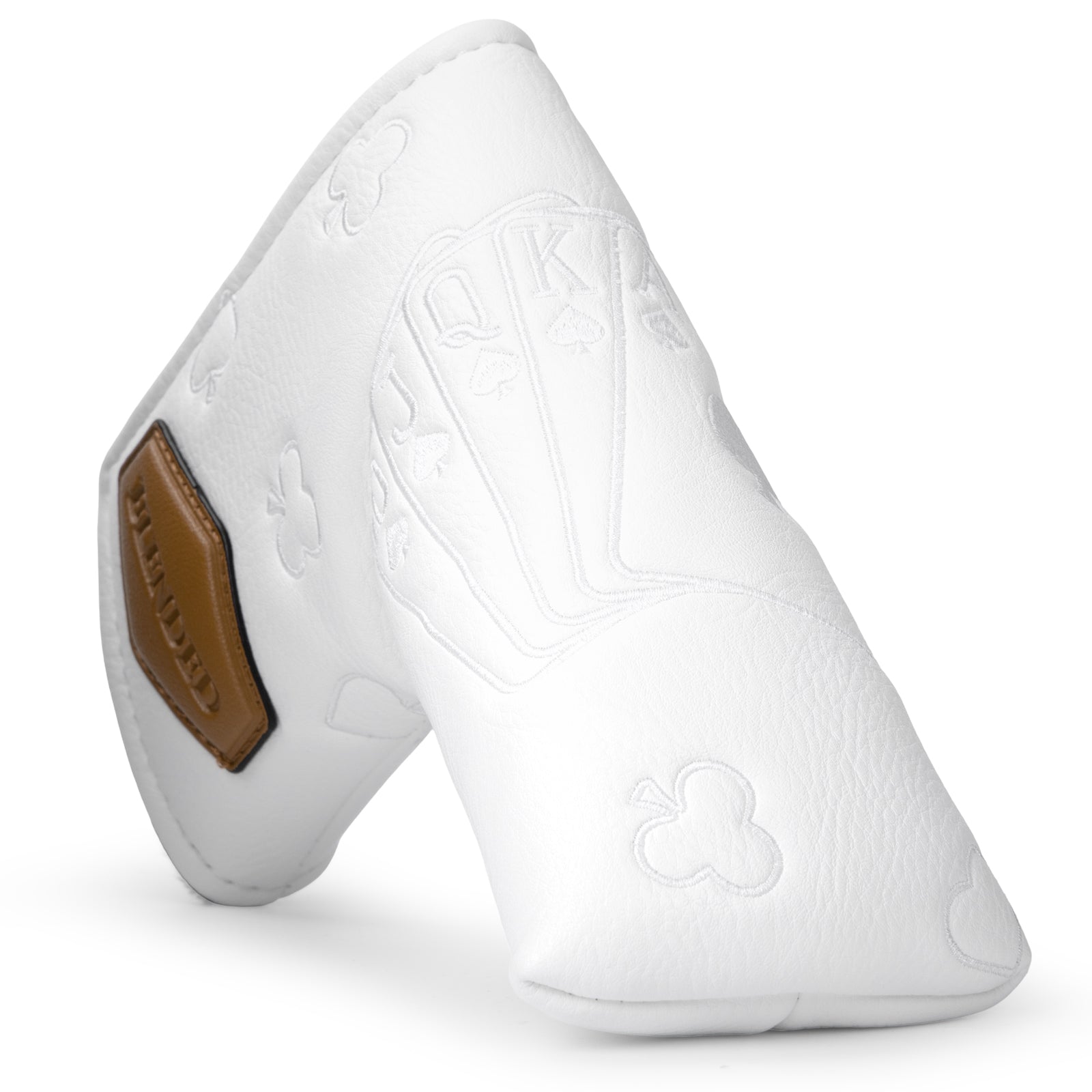 Golf Putter Cover Headcover Magnetic, Poker Ace Style Golf Club Head Cover