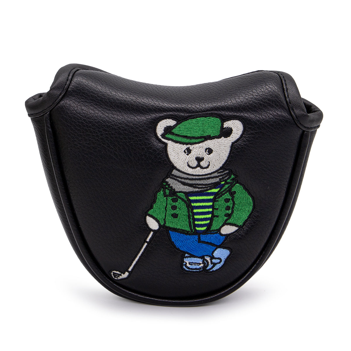 Cartoon Bear Golf Blade Cover Putter Headcover Synthetic Leather Club Protection Equipment