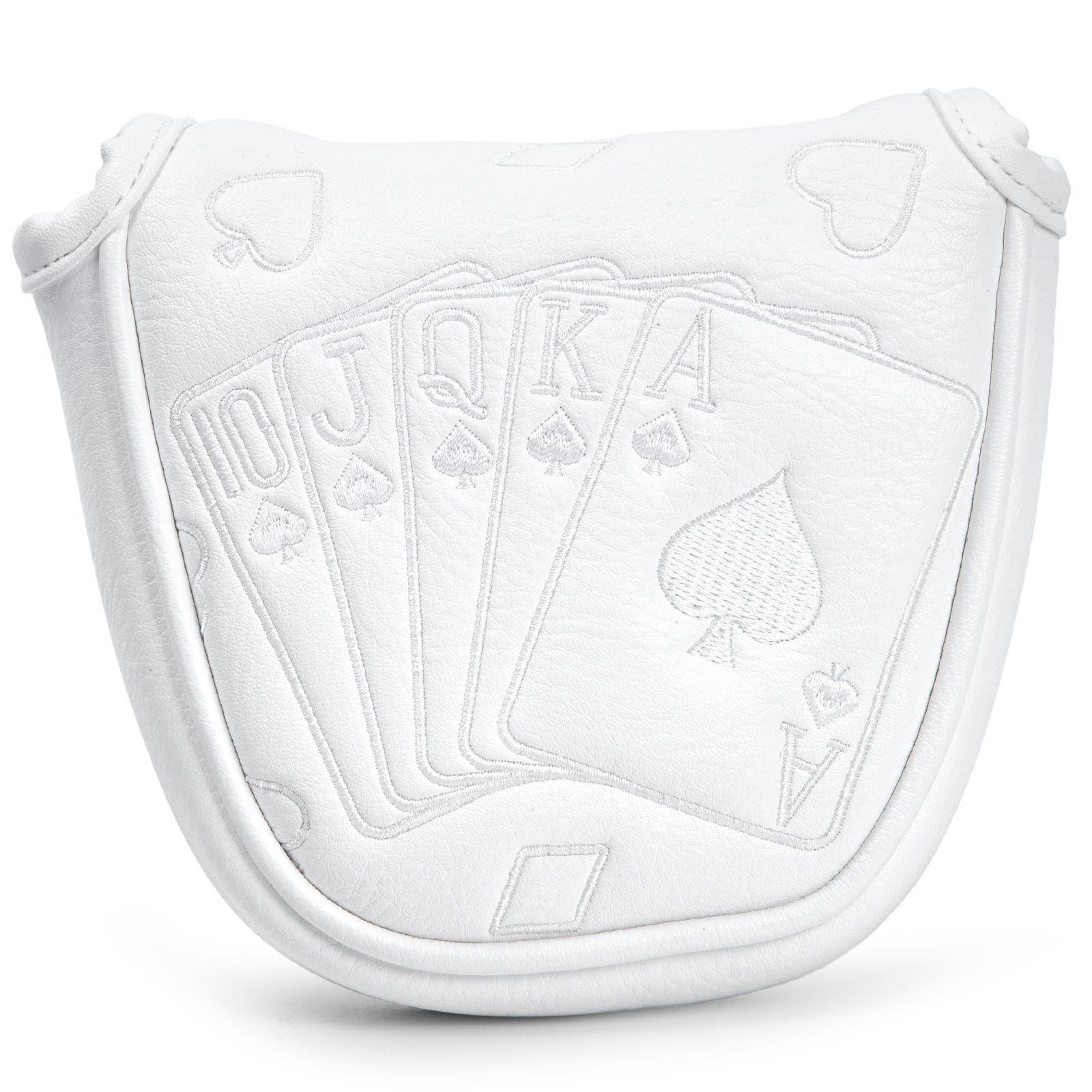 Golf Putter Covers Mallet Putter Headcovers Poker Golf Headcover with Magnetic Closure