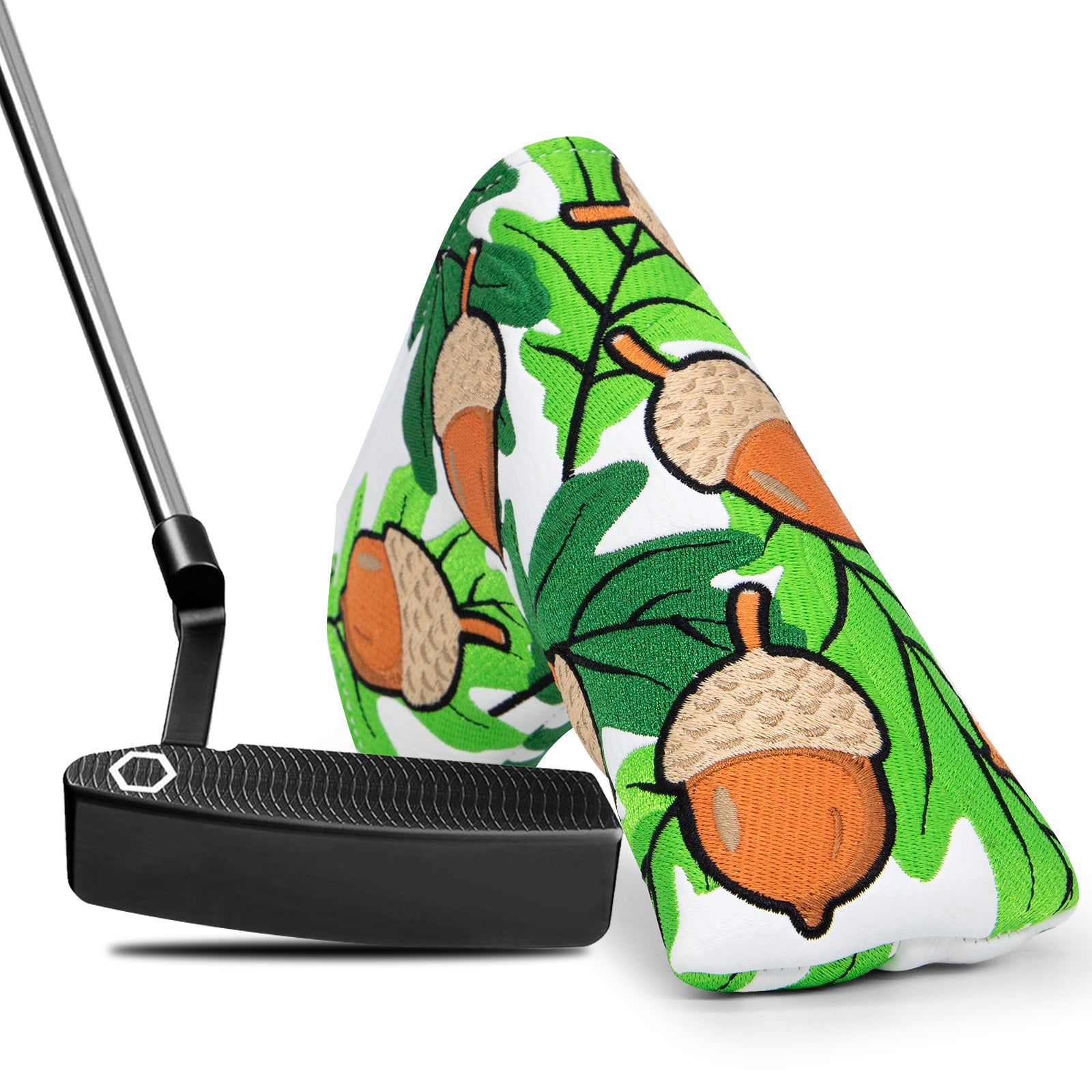 Pinecone Embroidery Pattern custom blade putter cover