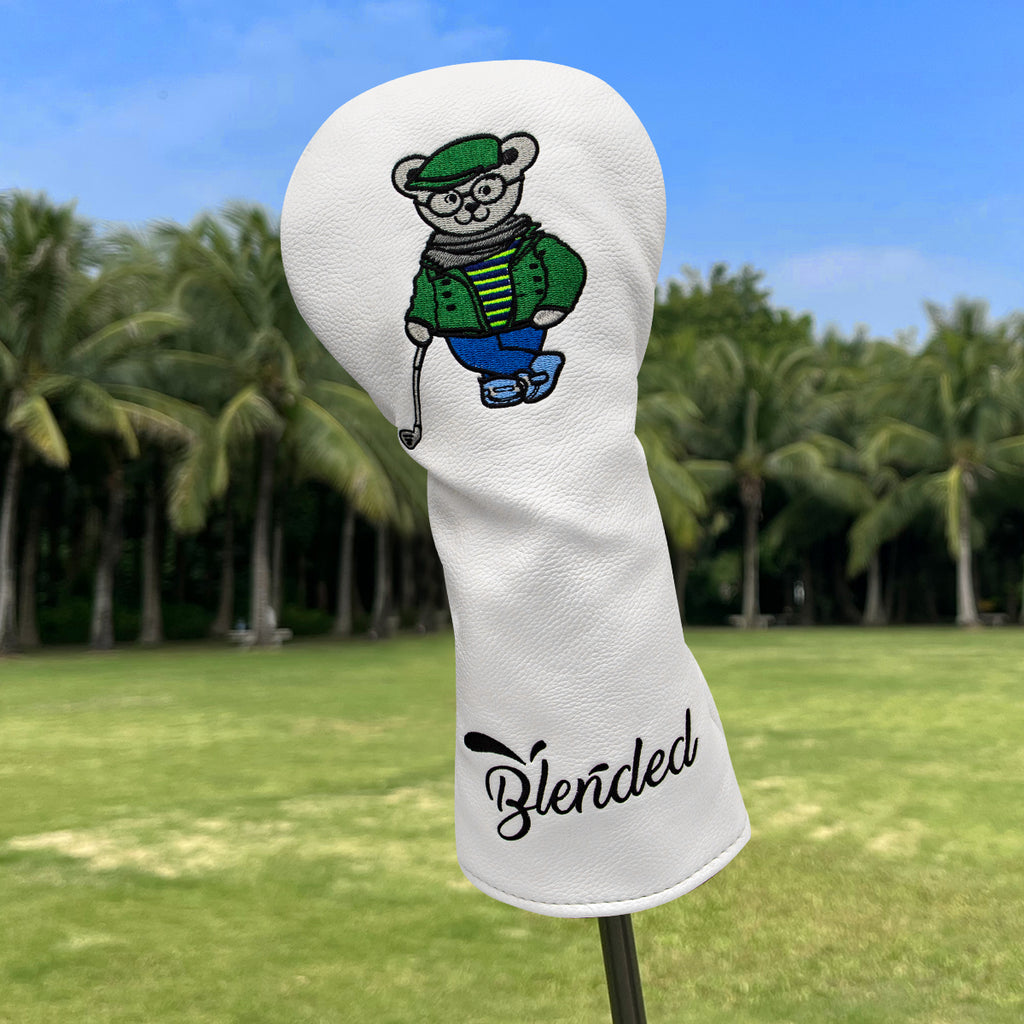 Little Bear Embroidery Funny Golf Covers Premium for All Brand