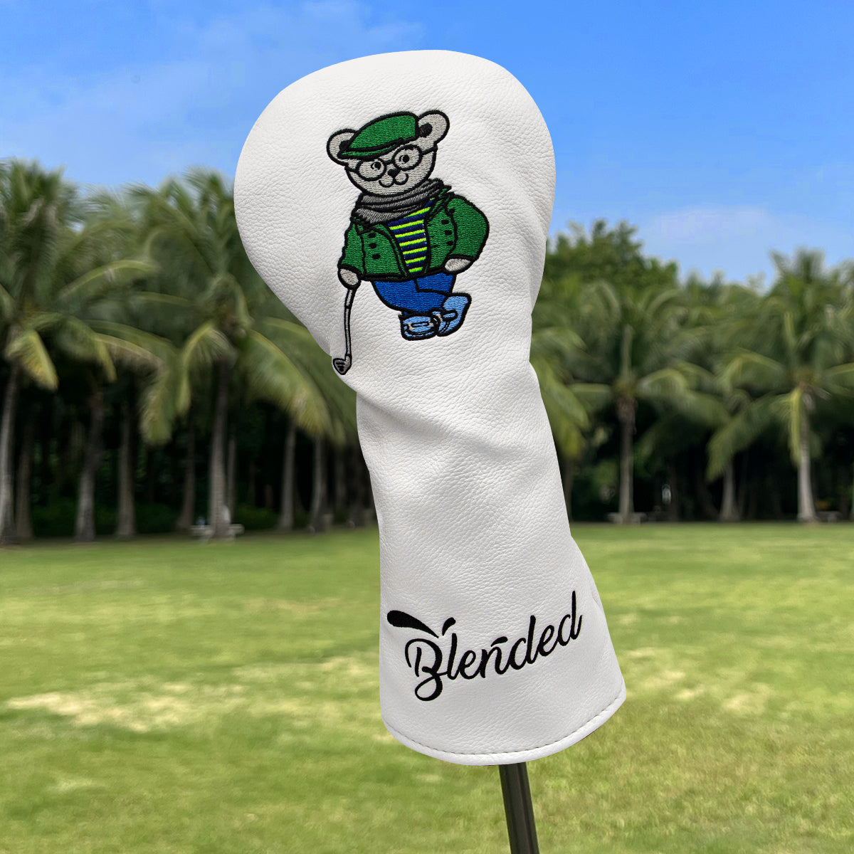 Little Bear Embroidery Funny Golf Covers Premium for All Brand