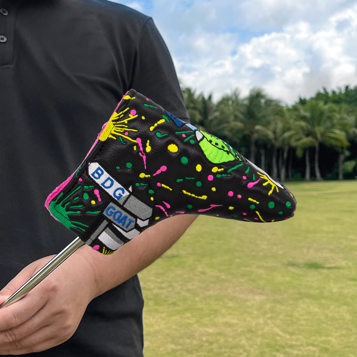 Blade Putter Cover Cartoon Bear Collection Form Fitting Design