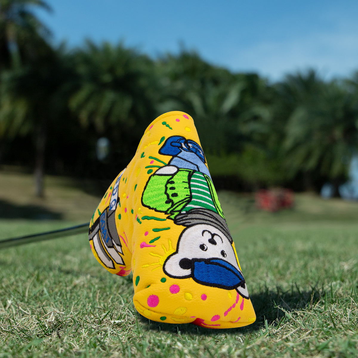 Blade Putter Cover Cartoon Bear Collection Form Fitting Design