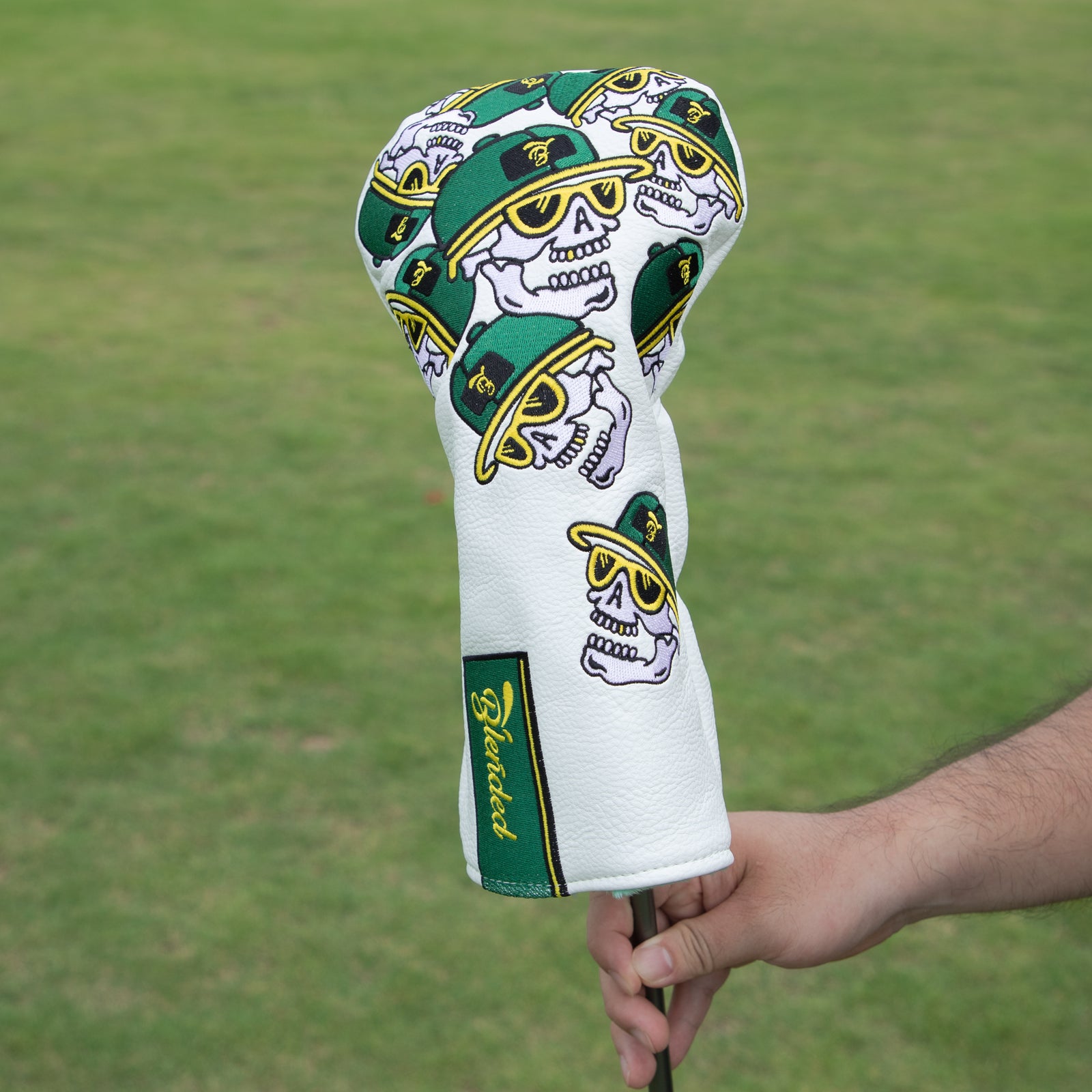 Trendy & Personalized Embroidery Skull Golf Head Covers