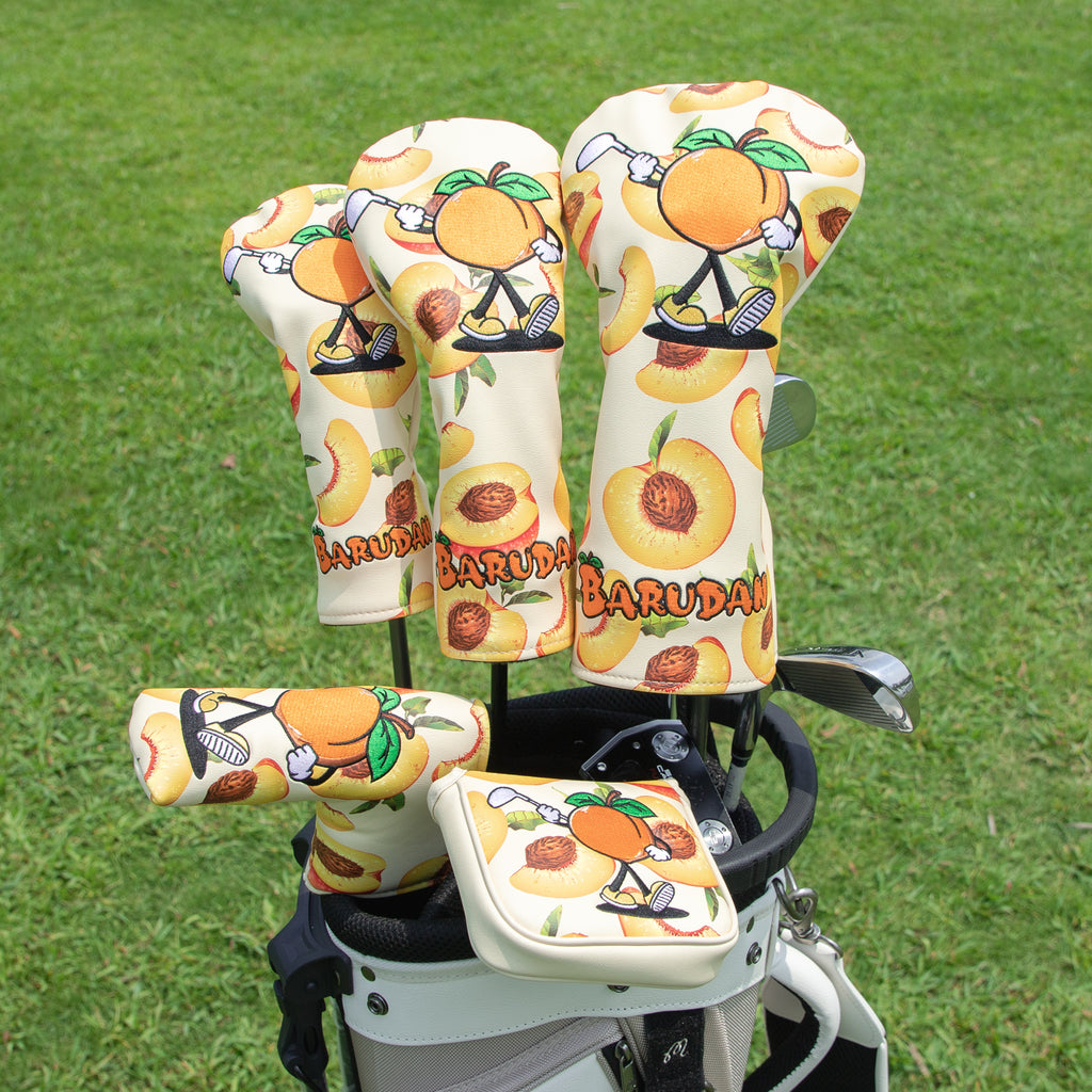 Cartoon Peach Golf Club Headcover
